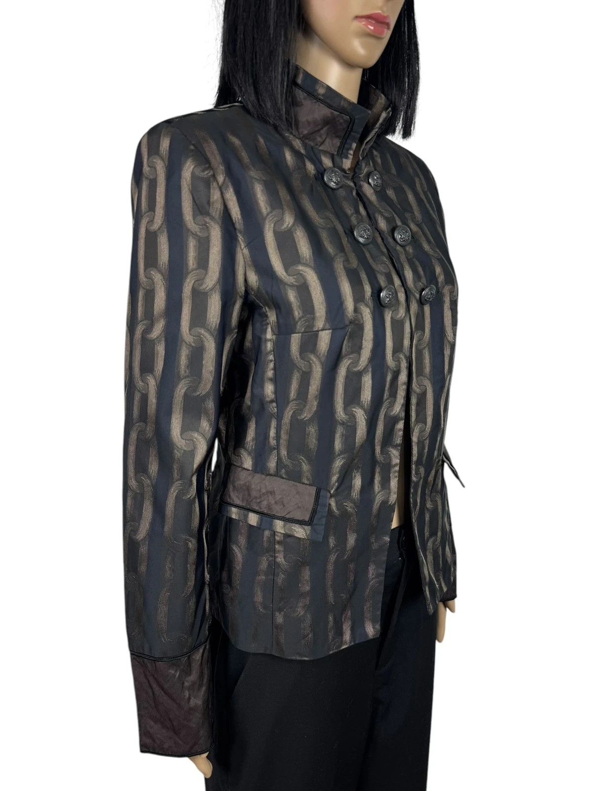 Other Feldpausch Chains Printed Blazer size D36 GB10 Size M / US 6-8 / IT 42-44 - 3 Thumbnail