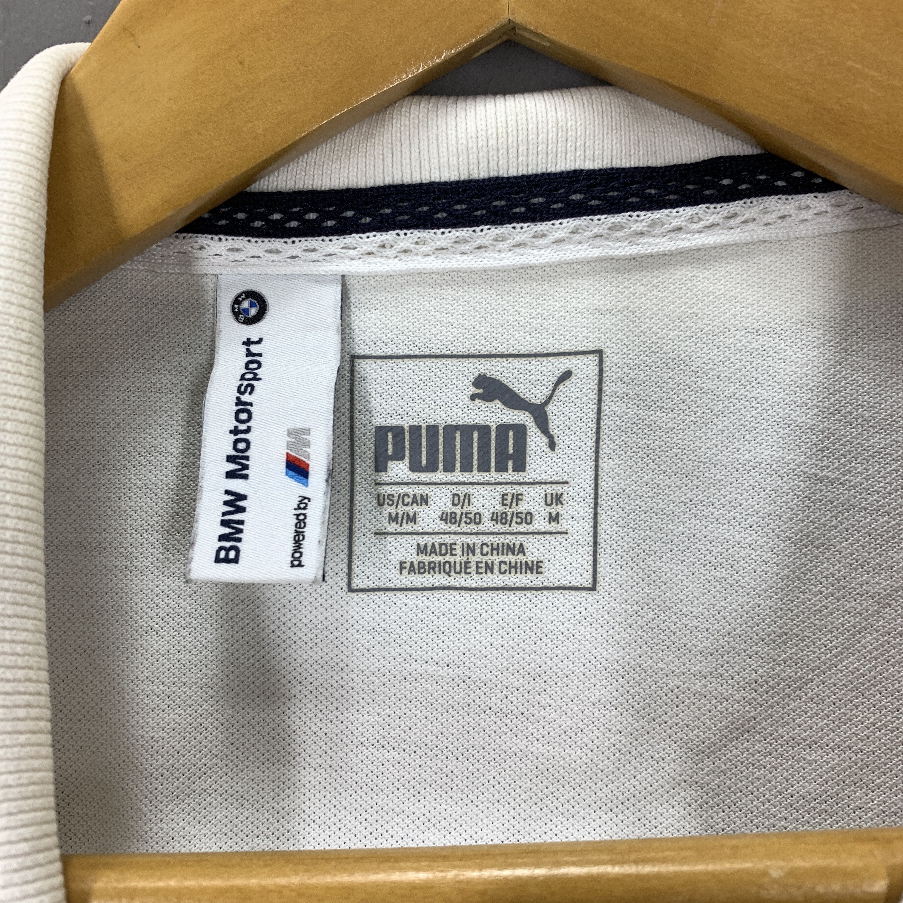 BMW × Puma PUMA x BMW Motorsport Polo T Shirt #1801/07 Size US M / EU 48-50 / 2 - 9 Thumbnail