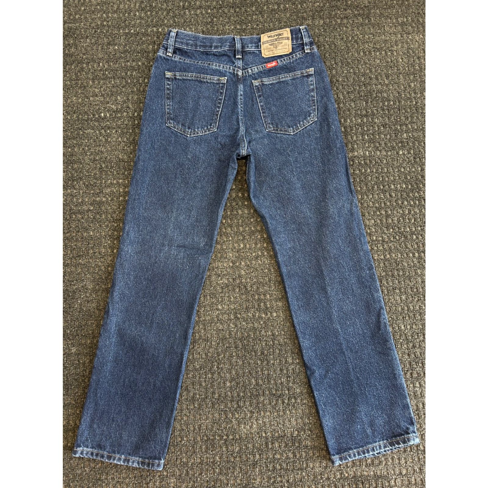Wrangler VINTAGE Wrangler Jeans Regular Fit 30 x 30 96501MR Rodeo Cowboy Western Blue Men's Jeans Regular 30in Inseam 5-Pocket Distressed Denim Cowboy N/A Logo Size US 30 / EU 46 - 2 Thumbnail