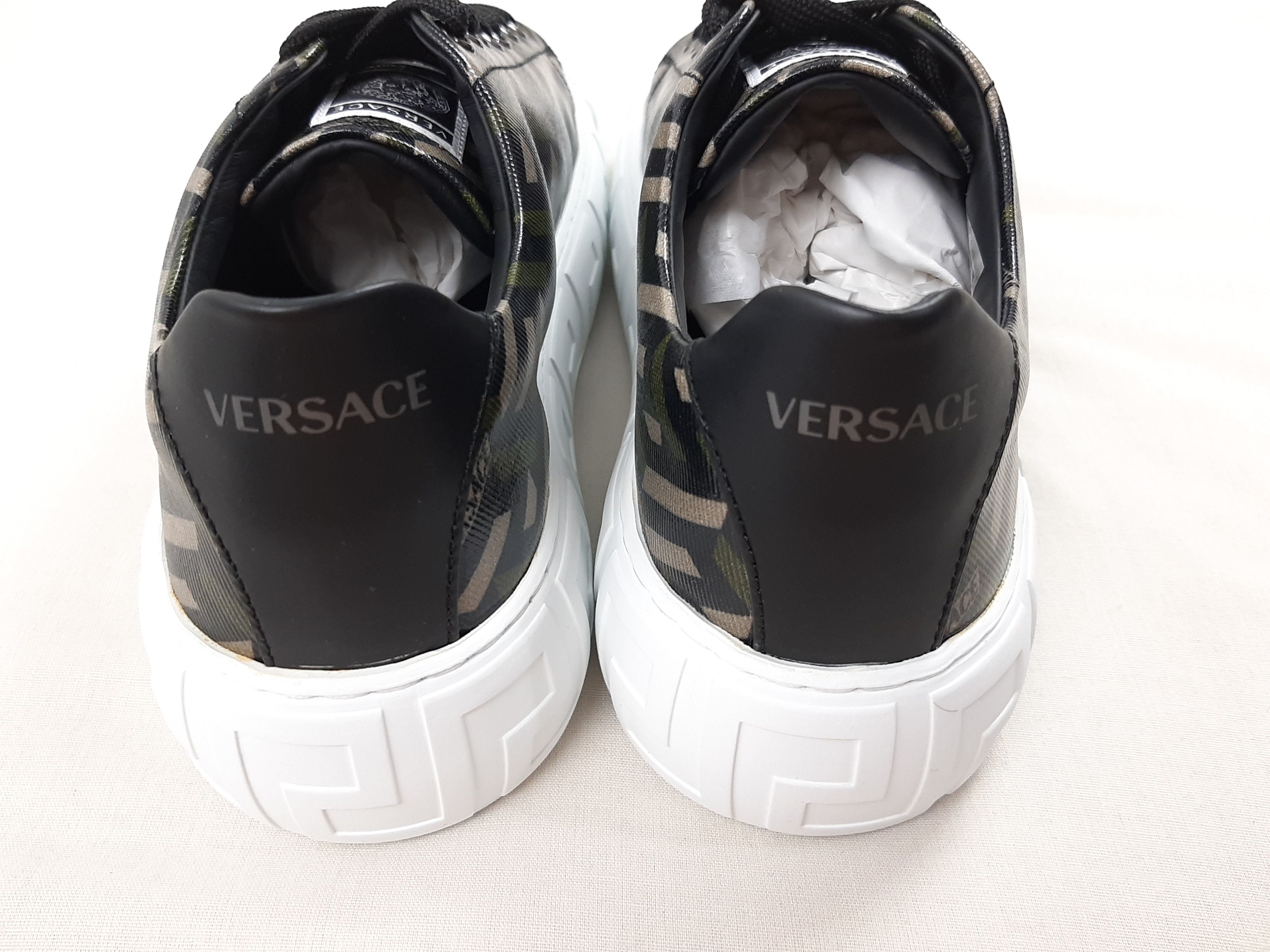 Versace Versace Greca Low Top Sneakers Women's Size US 7 EU 37 Size US 7 / IT 37 - 11 Thumbnail