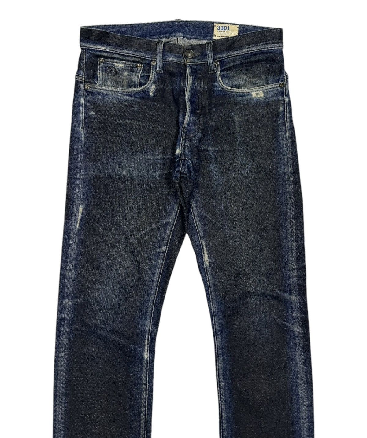 G-Star G-Star Raw Waxed Distressed Denim Rick Owen’s Style Size US 32 / EU 48 - 5 Thumbnail