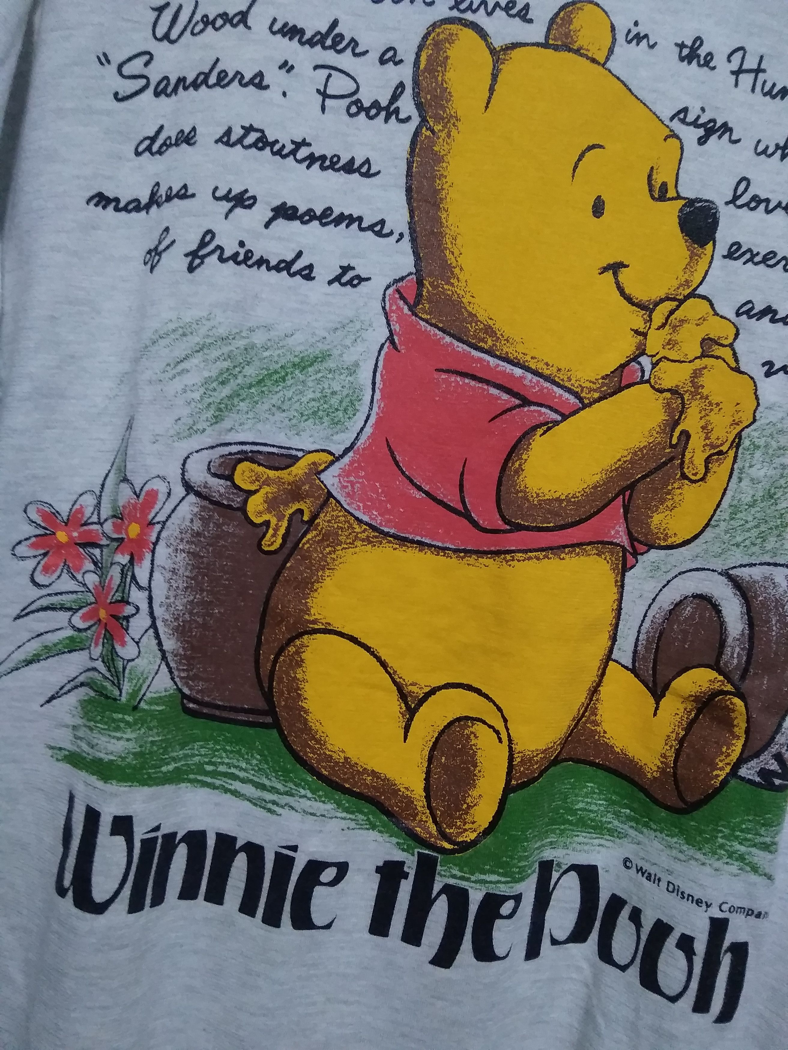 Disney × Vintage Vintage 90s Winnie The Pooh Walt Disney company XL Size US XL / EU 56 / 4 - 3 Thumbnail
