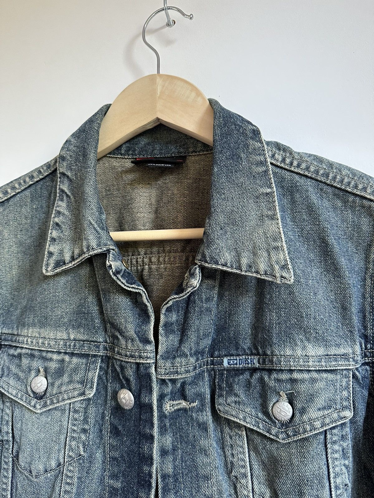 Diesel × Vintage Diesel Vintage Denim Jacket Size M / US 6-8 / IT 42-44 - 4 Thumbnail