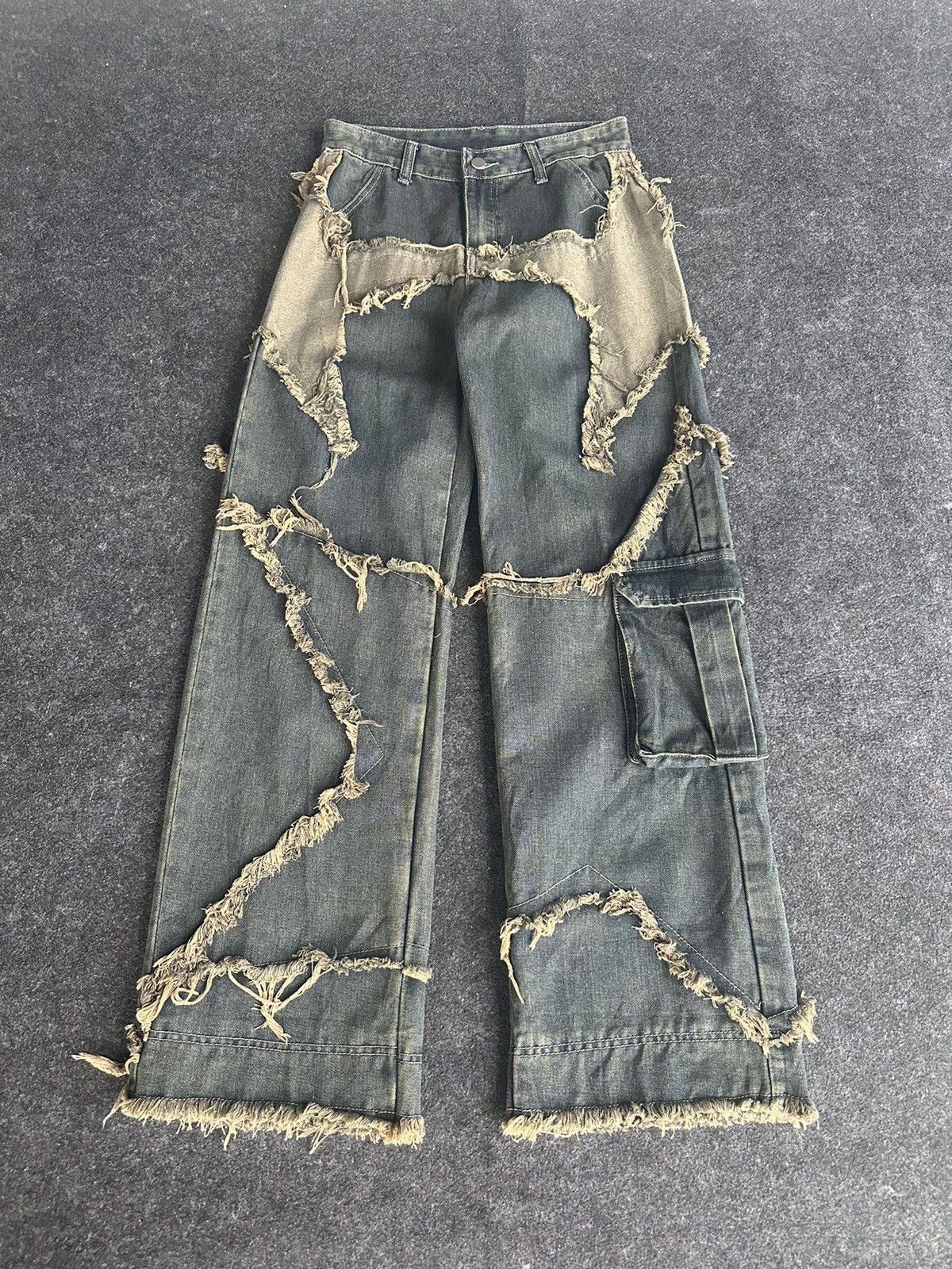 Japanese Brand Style Romwe Harajuku Baggy Denim D280 Size US 28 / EU 44 - 1 Thumbnail
