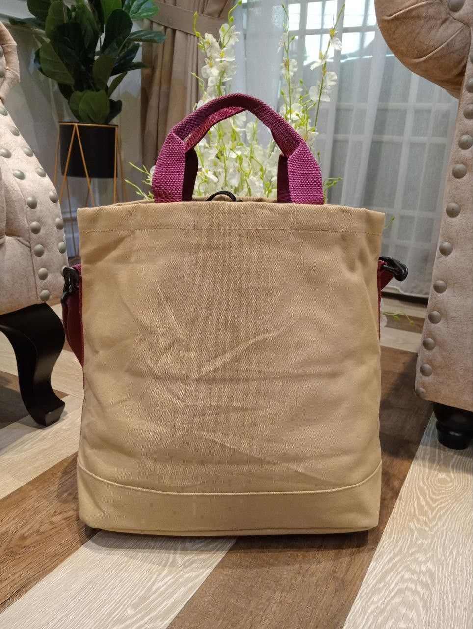 Snow Peak SNOW PEAK 2WAY CANVAS TOTE BAG Size ONE SIZE - 5 Thumbnail