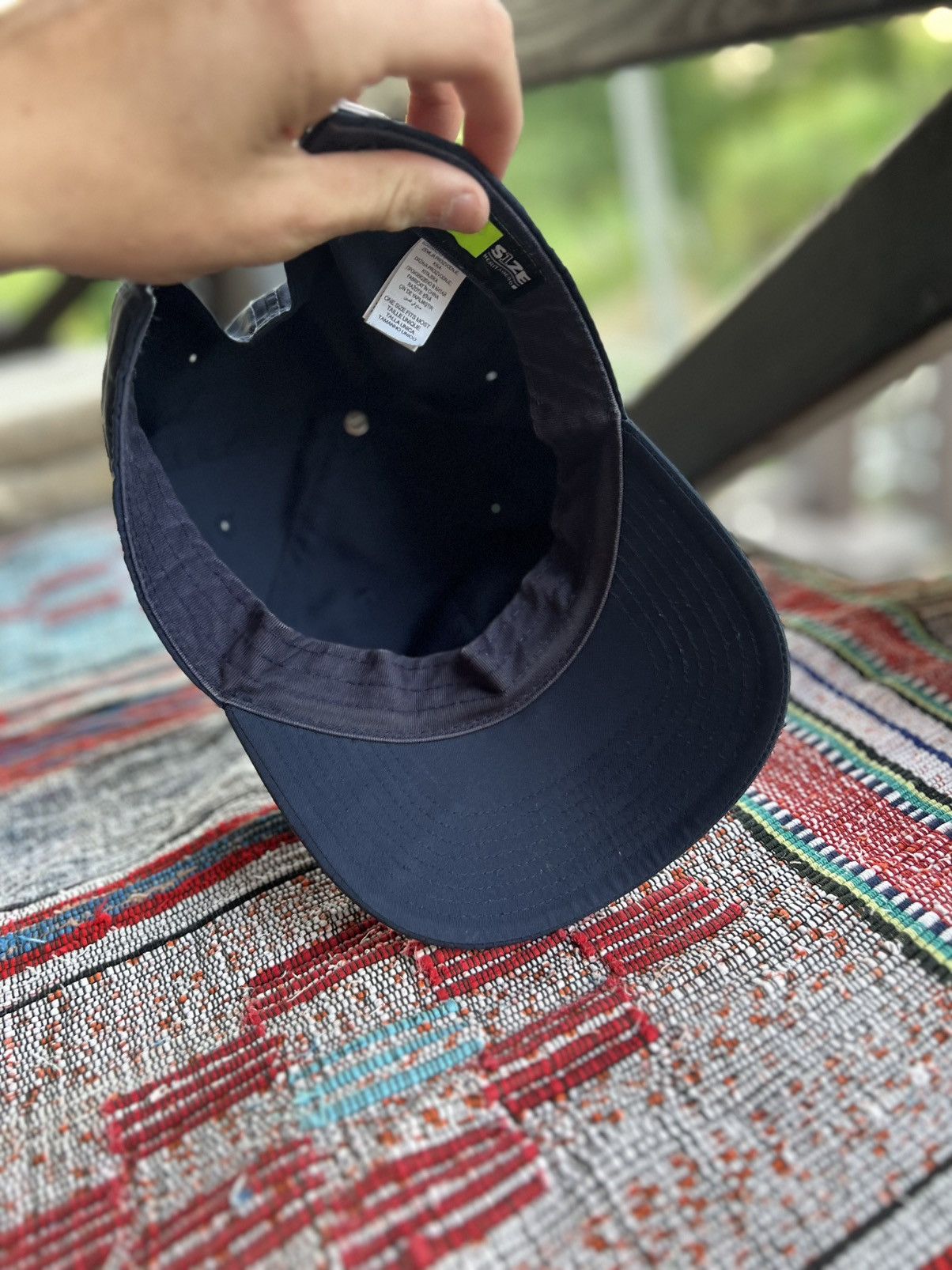 Nike Nike 5-Panel Navy Cap 💙🧢 | Mini Metal Swoosh Heat Hypebea Size ONE SIZE - 6 Thumbnail