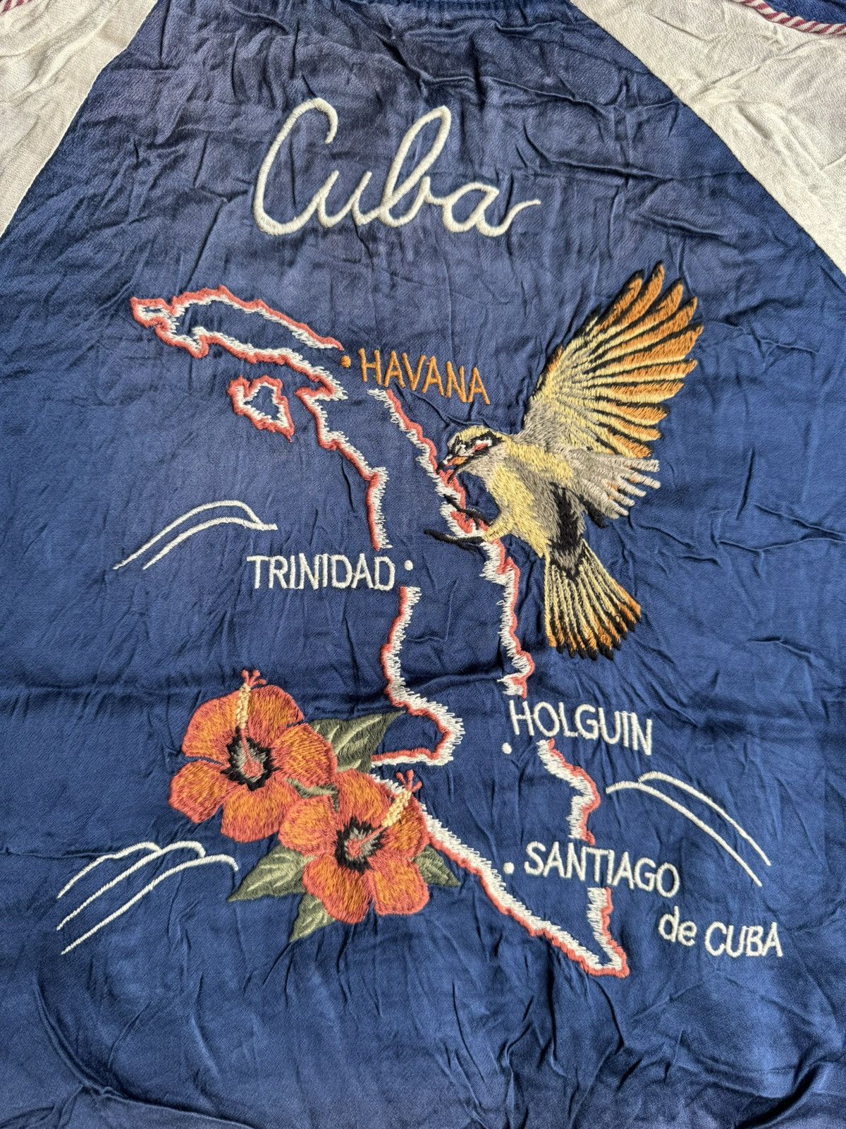 Vintage VERY RARE VINTAGE JACKET SOUVENIR SUKAJAN CUBA MAP Size US L / EU 52-54 / 3 - 5 Thumbnail
