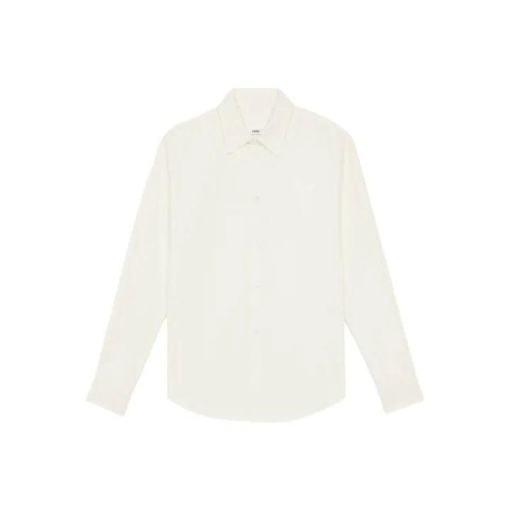 AMI AMI Classic Long Sleeve Shirt for Women 0079 Size L / US 10 / IT 46 - 1 Thumbnail