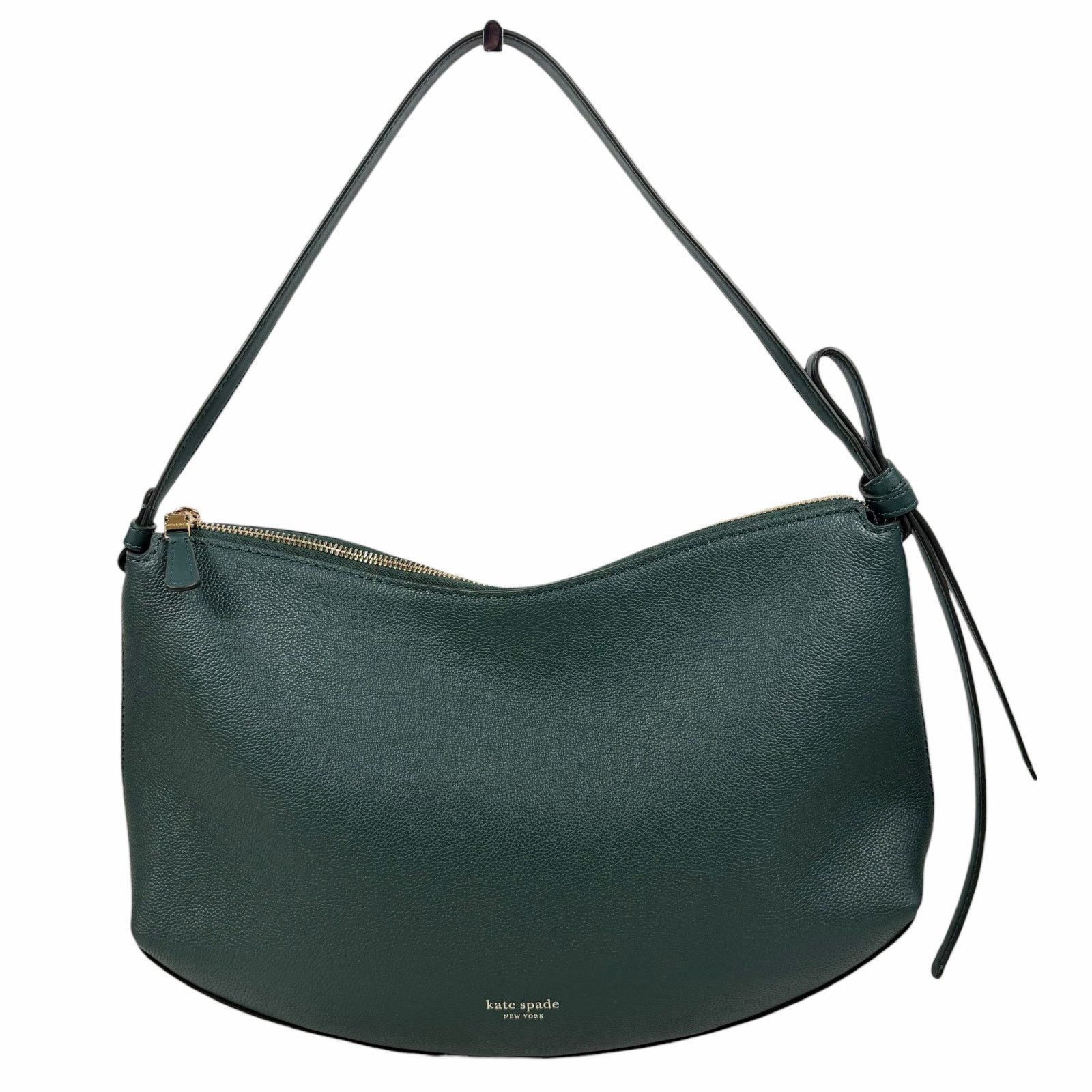 Kate Spade Kate Spade Loop Large Shoulder Bag Pebble Leather Green Size ONE SIZE - 3 Thumbnail