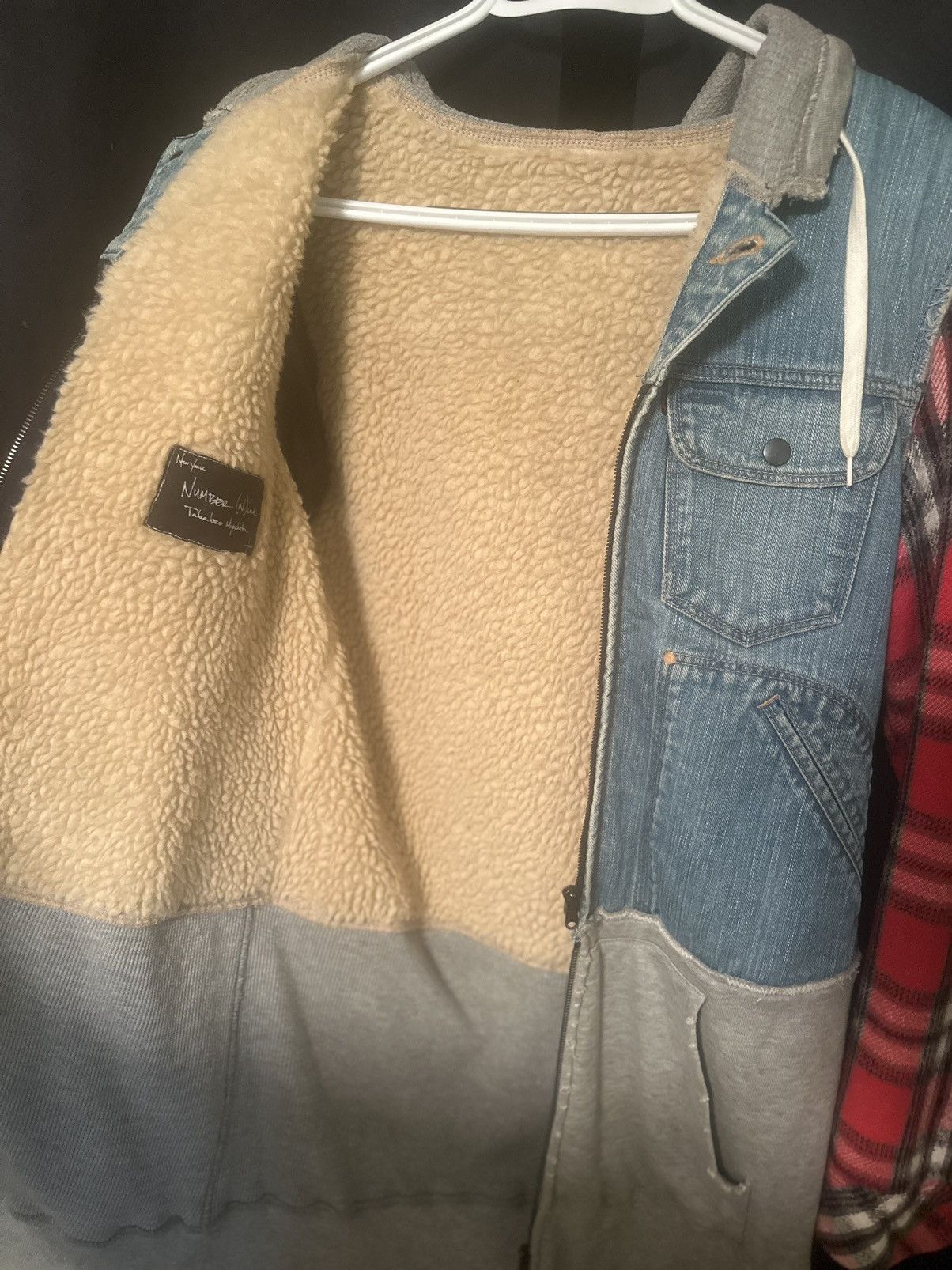 Number (N)ine Sample F/W 2005 ‘The High Streets’ Hybrid Jacket Size US L / EU 52-54 / 3 - 3 Thumbnail