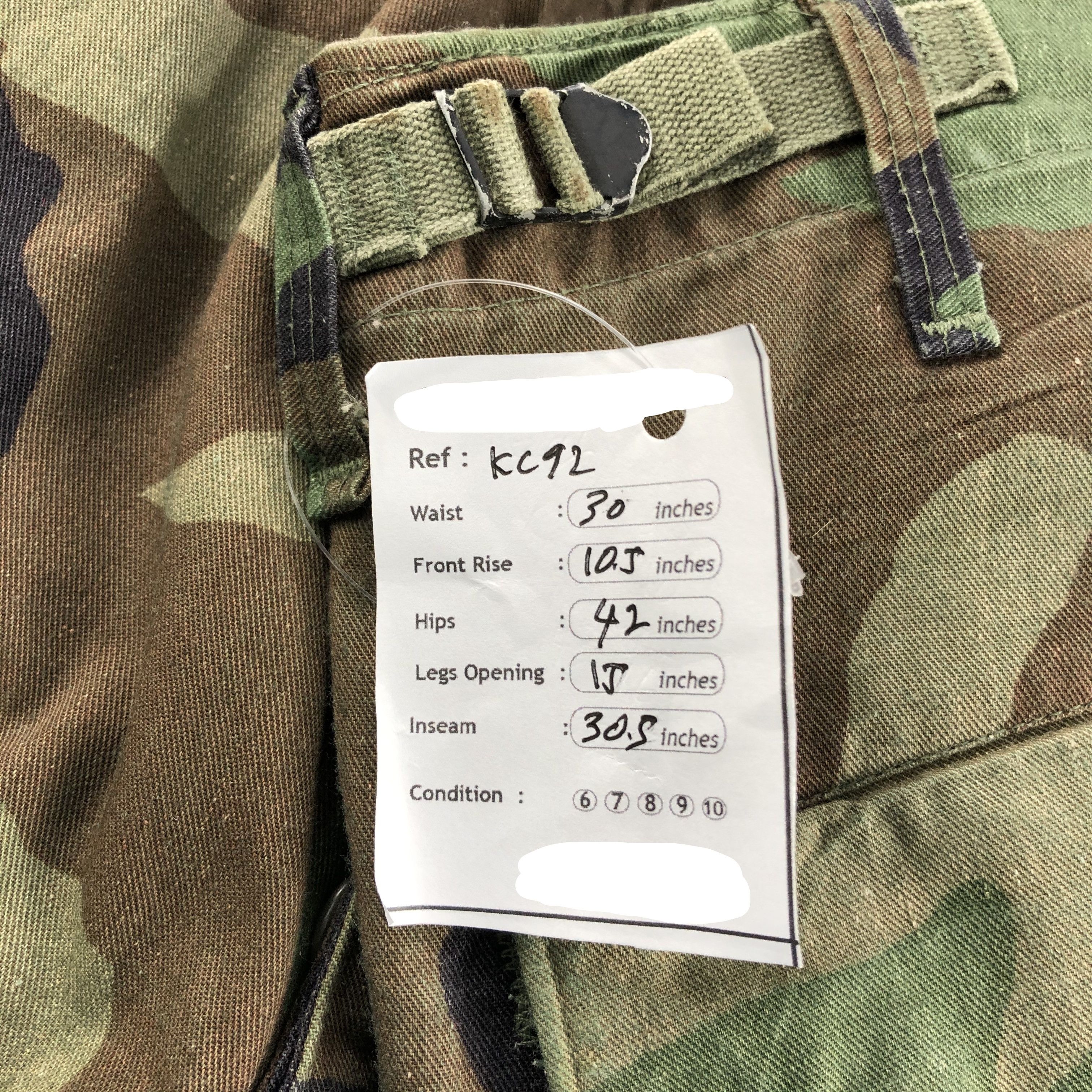 Vintage Military Cargo Pants Multi Pocket Tactical Bondage Trousers Size US 30 / EU 46 - 11 Thumbnail