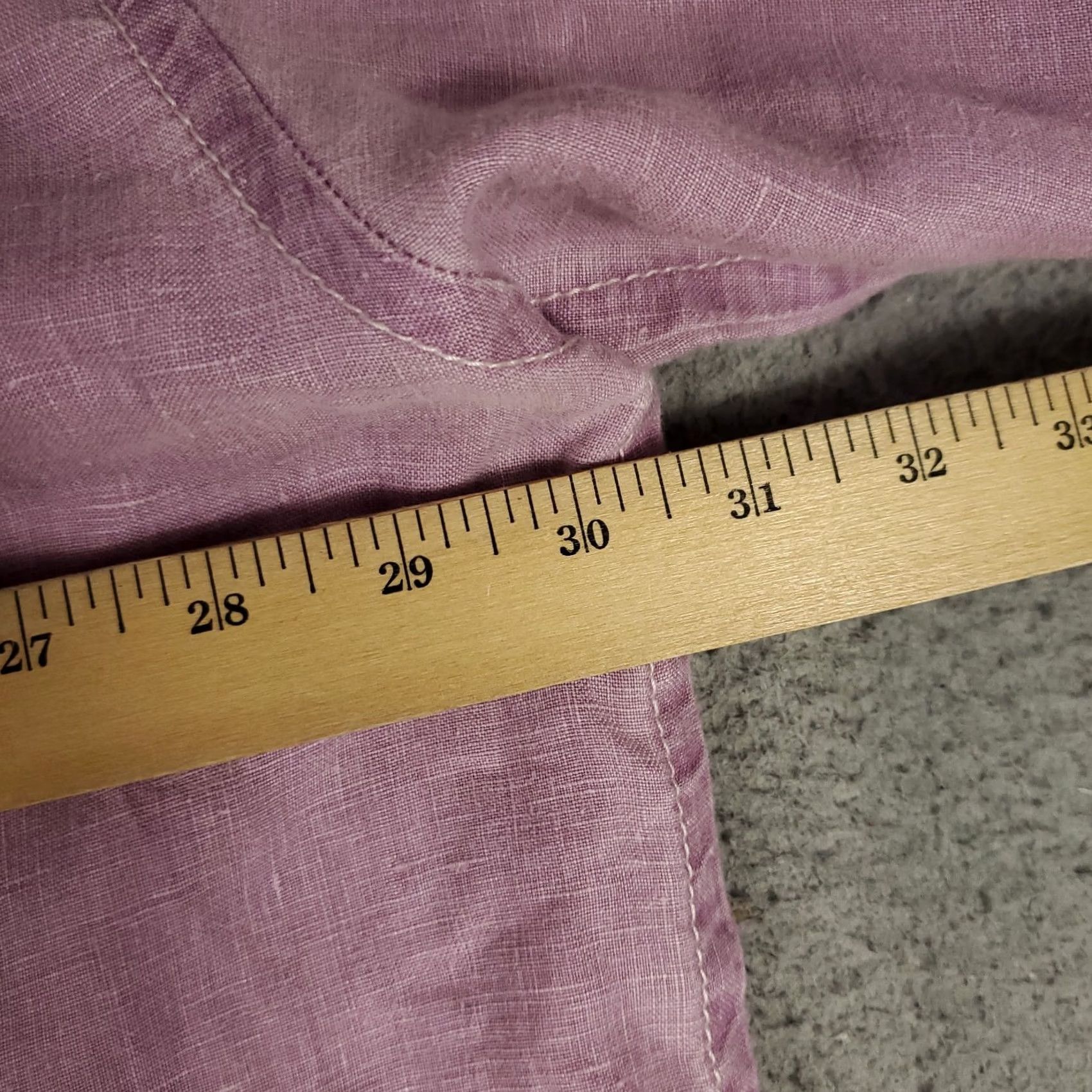 Tommy Bahama Tommy Bahama Shirt Mens 2XB Purple Linen Hawaiian Button Up Short Sleeve Shirt Size US XXL / EU 58 / 5 - 6 Thumbnail