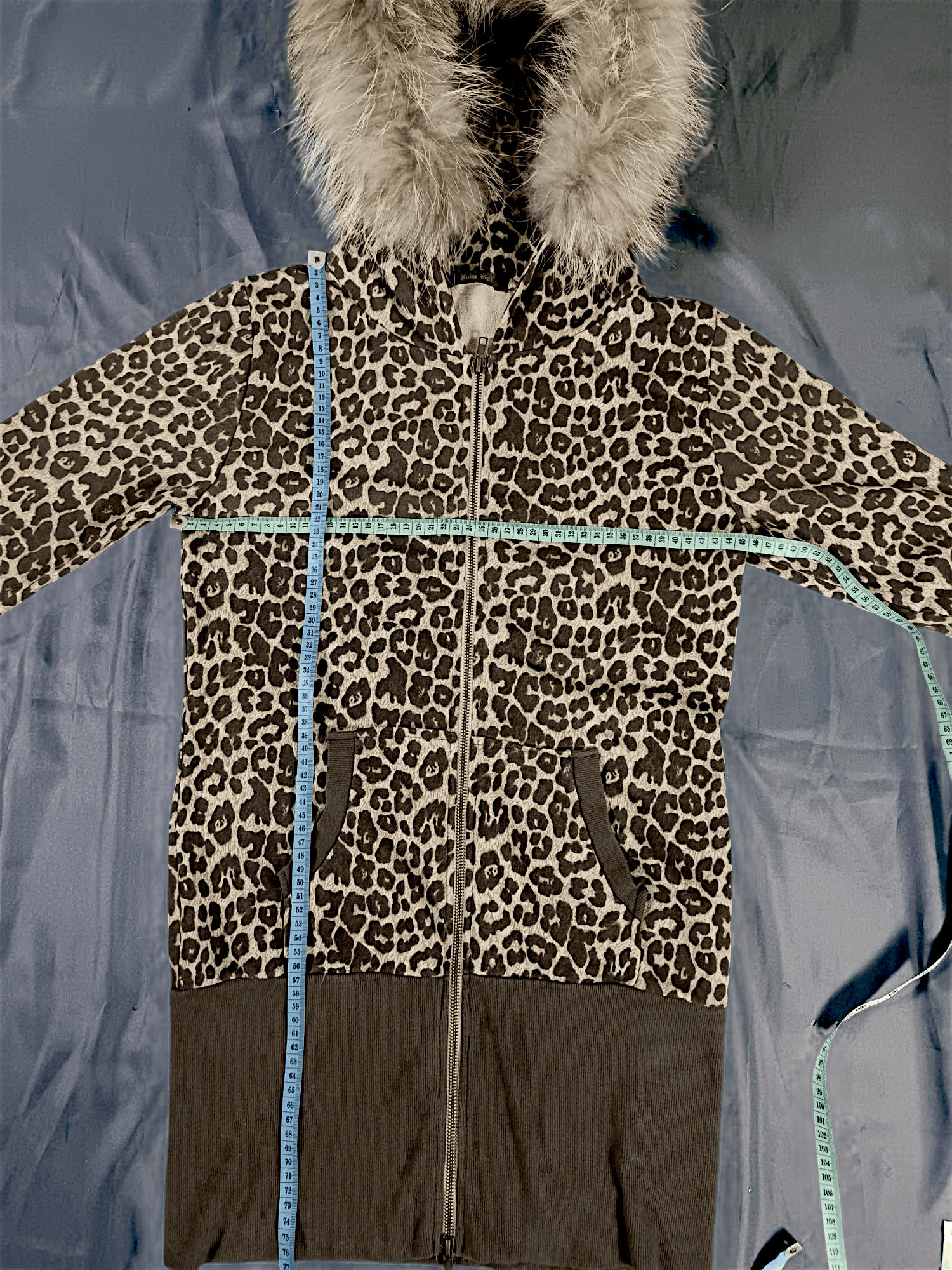 Japanese Brand JOKY GAL Leopard Print Fur Zipper Hoodie Size US S / EU 44-46 / 1 - 16 Thumbnail