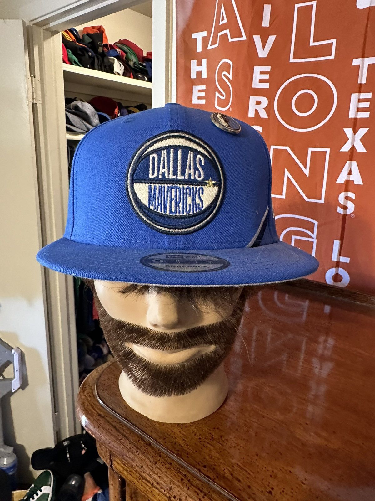 NBA × New Era × Vintage Vintage NBA New Era Dallas Mavericks “triple blue” hat 00s Size ONE SIZE - 1 Thumbnail