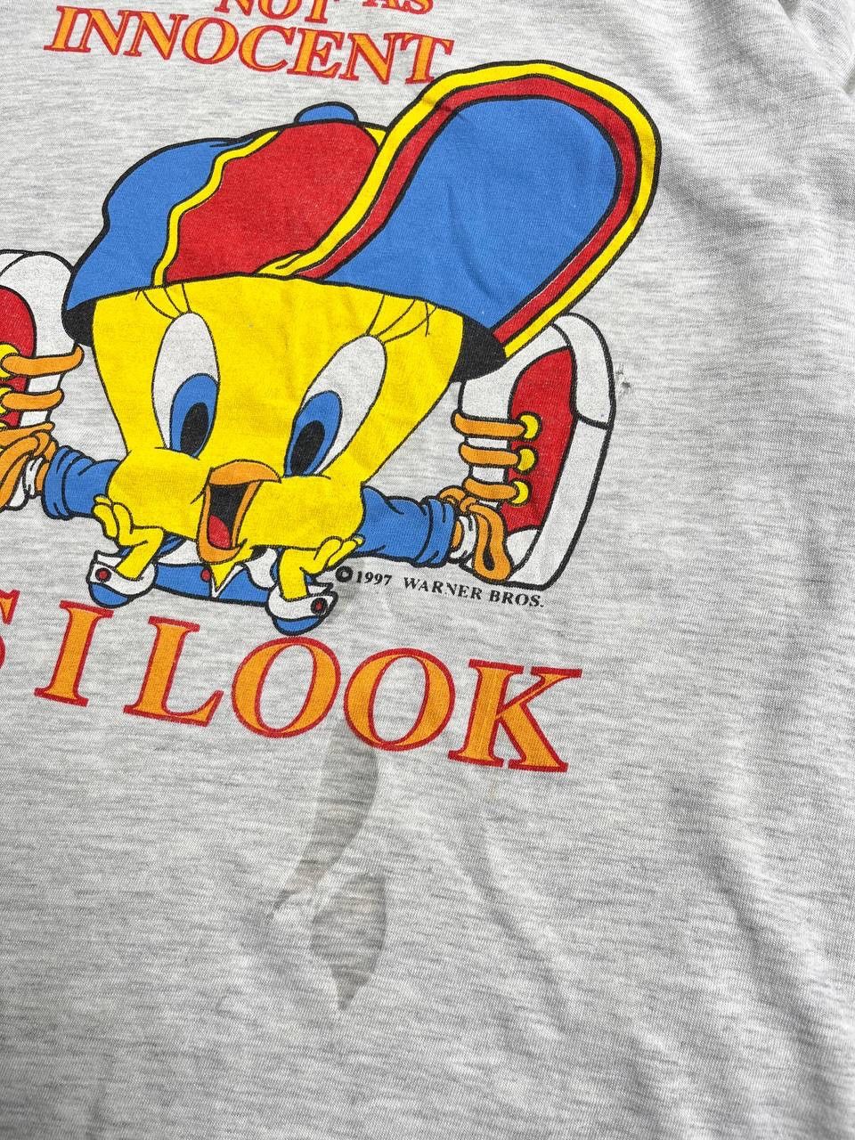 Vintage × Warner Bros Vintage Looney Tunes Warner Brothers Tweety Bird T-shirt M Size US M / EU 48-50 / 2 - 3 Thumbnail