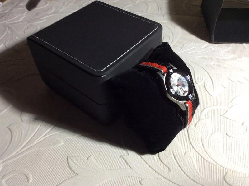 Designer lovely football dial red black strap watch Size ONE SIZE - 1 Thumbnail