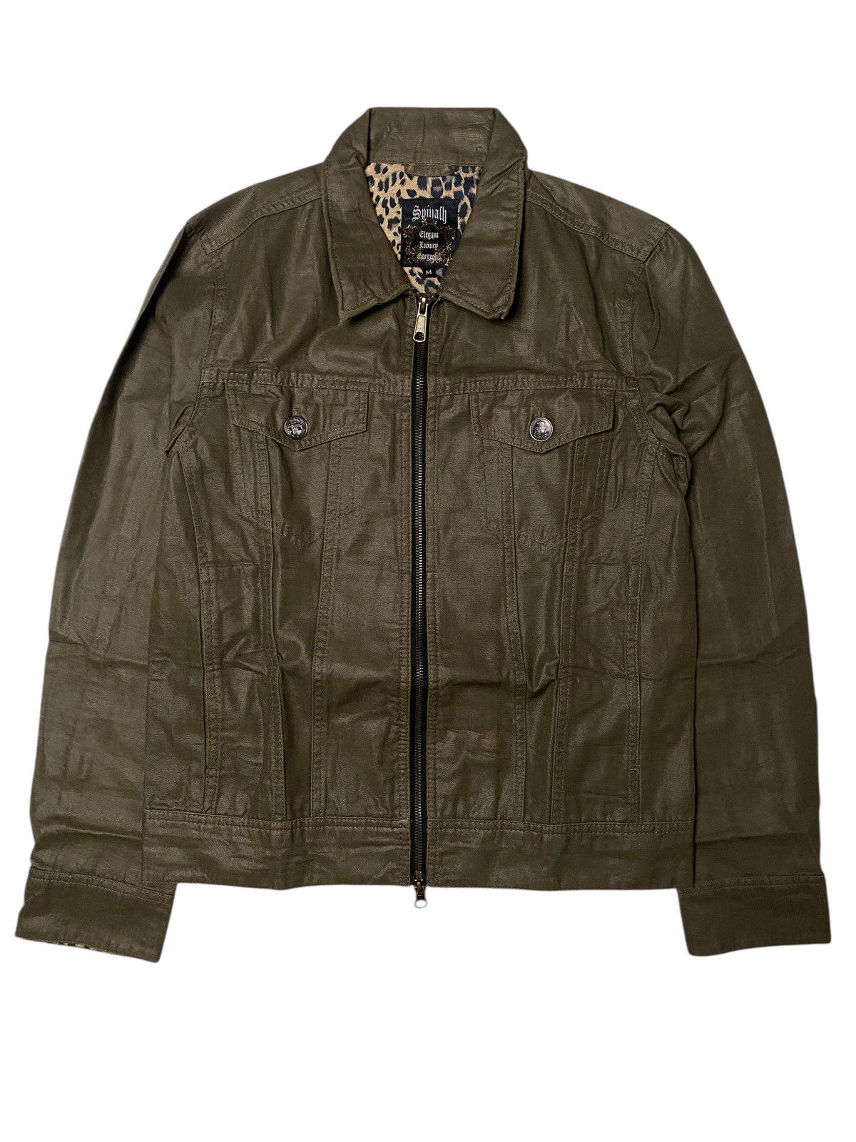 Le Grande Bleu (L.G.B.) 2000's Spinalh Leopard Pattern Zip Jacket Size US M / EU 48-50 / 2 - 1 Thumbnail