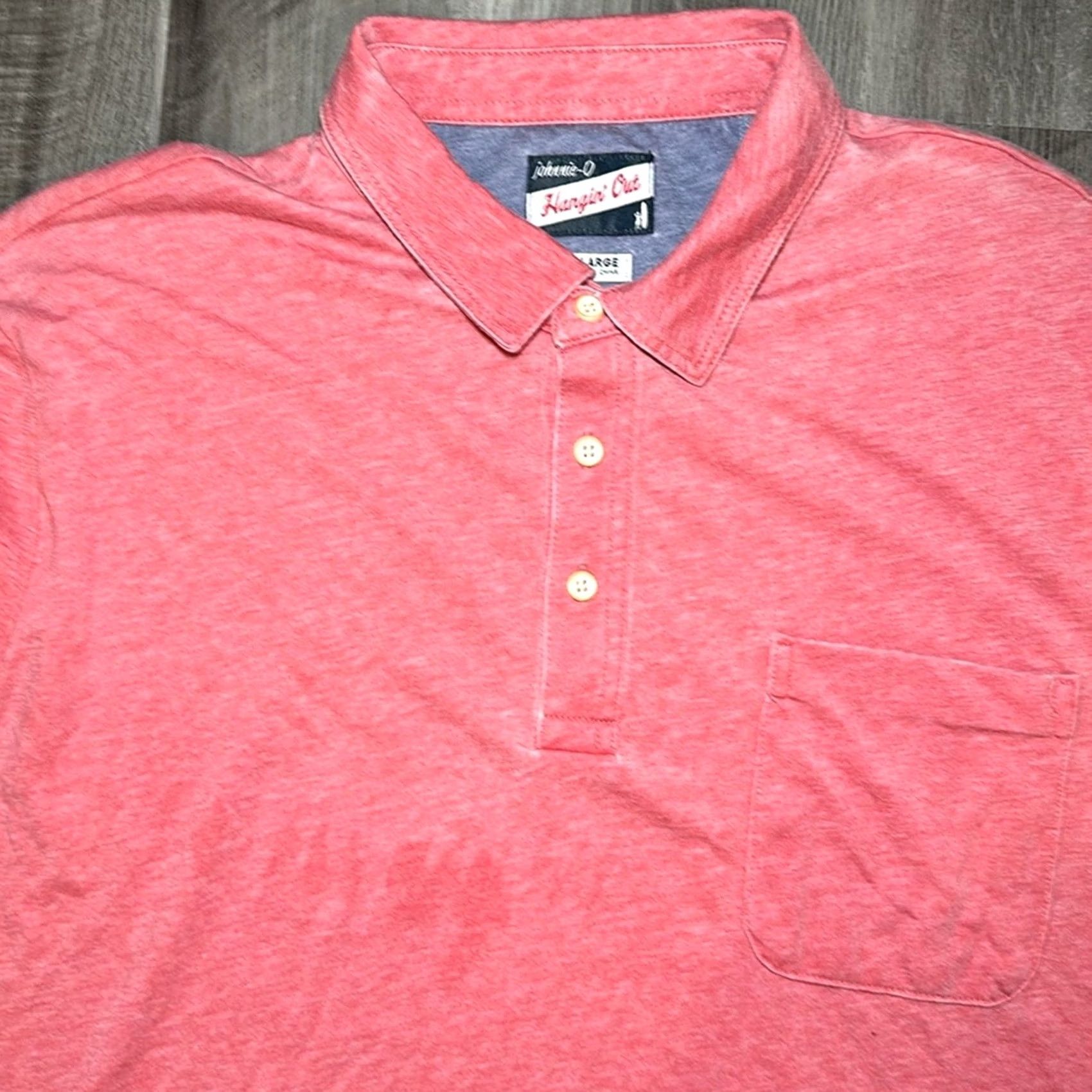johnnie-O johnnie-O Polo Shirt XL Men Red Size US XL / EU 56 / 4 - 6 Thumbnail