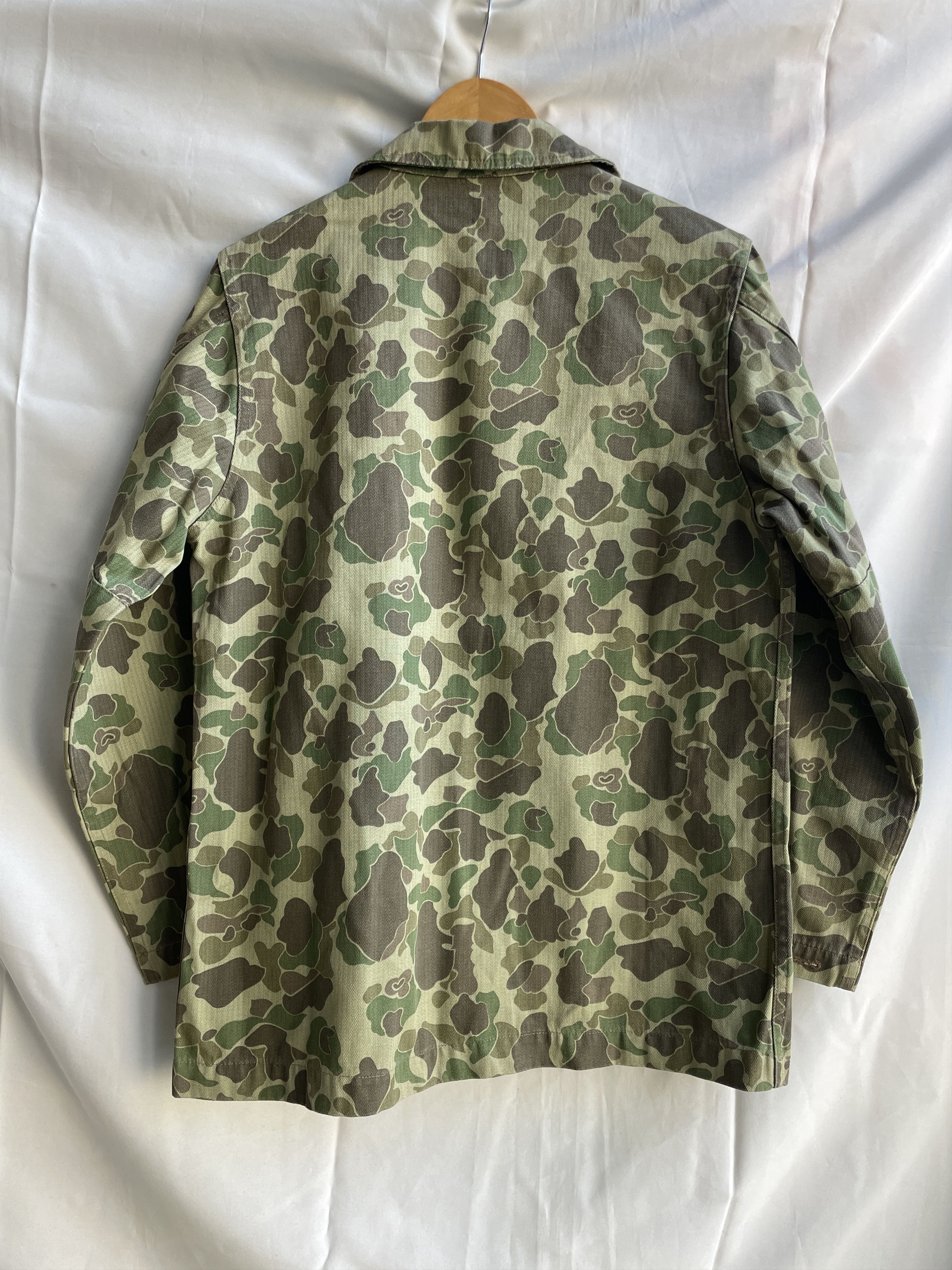 Vintage WWII US Army M-43 Duck Hunter Camo HBT Reproduction Jacket Size US M / EU 48-50 / 2 - 2 Thumbnail