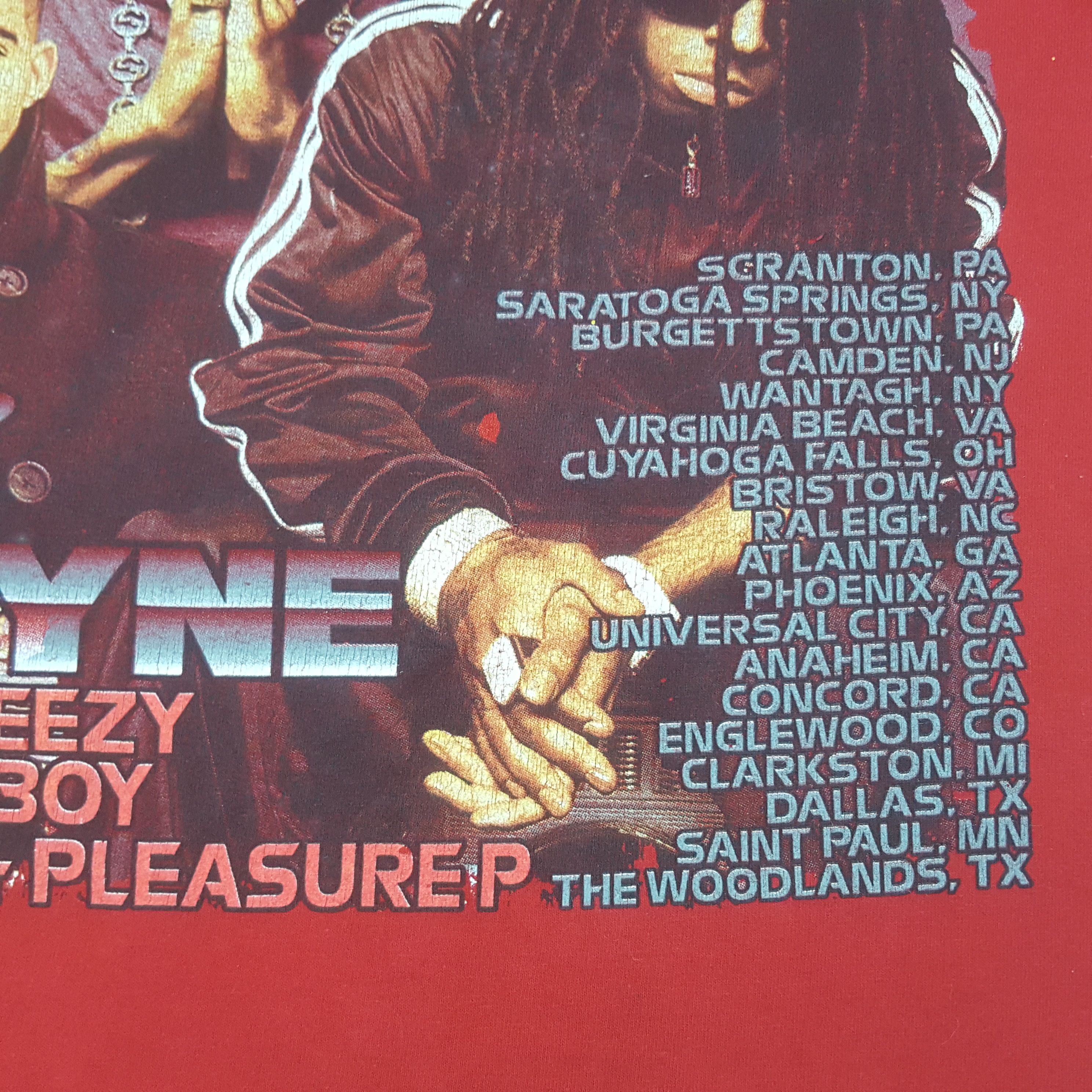 Rap Tees Vintage Y2K Lil Wayne American Rap Tour Tshirt RR24 Size US M / EU 48-50 / 2 - 7 Thumbnail