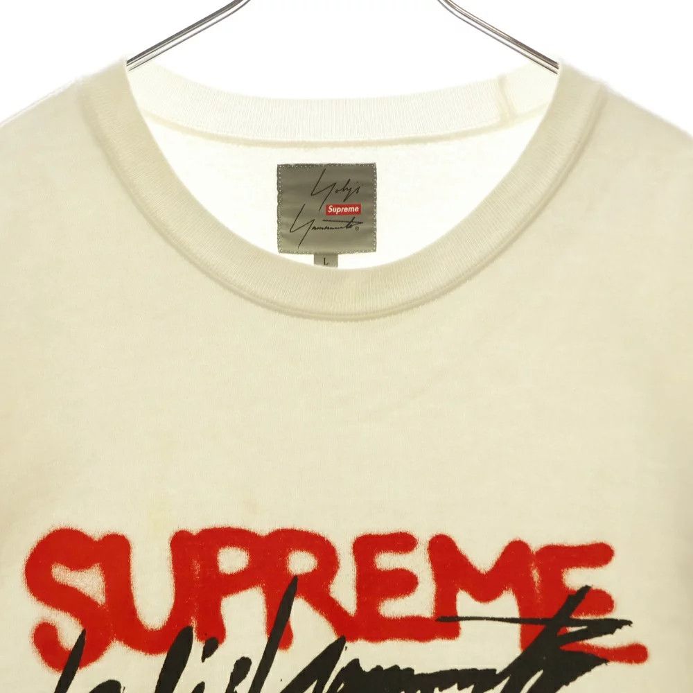 Yohji Yamamoto SUPREME 20AW ×Yohji Yamamoto/Crewneck Sweatshirt Size US L / EU 52-54 / 3 - 3 Thumbnail