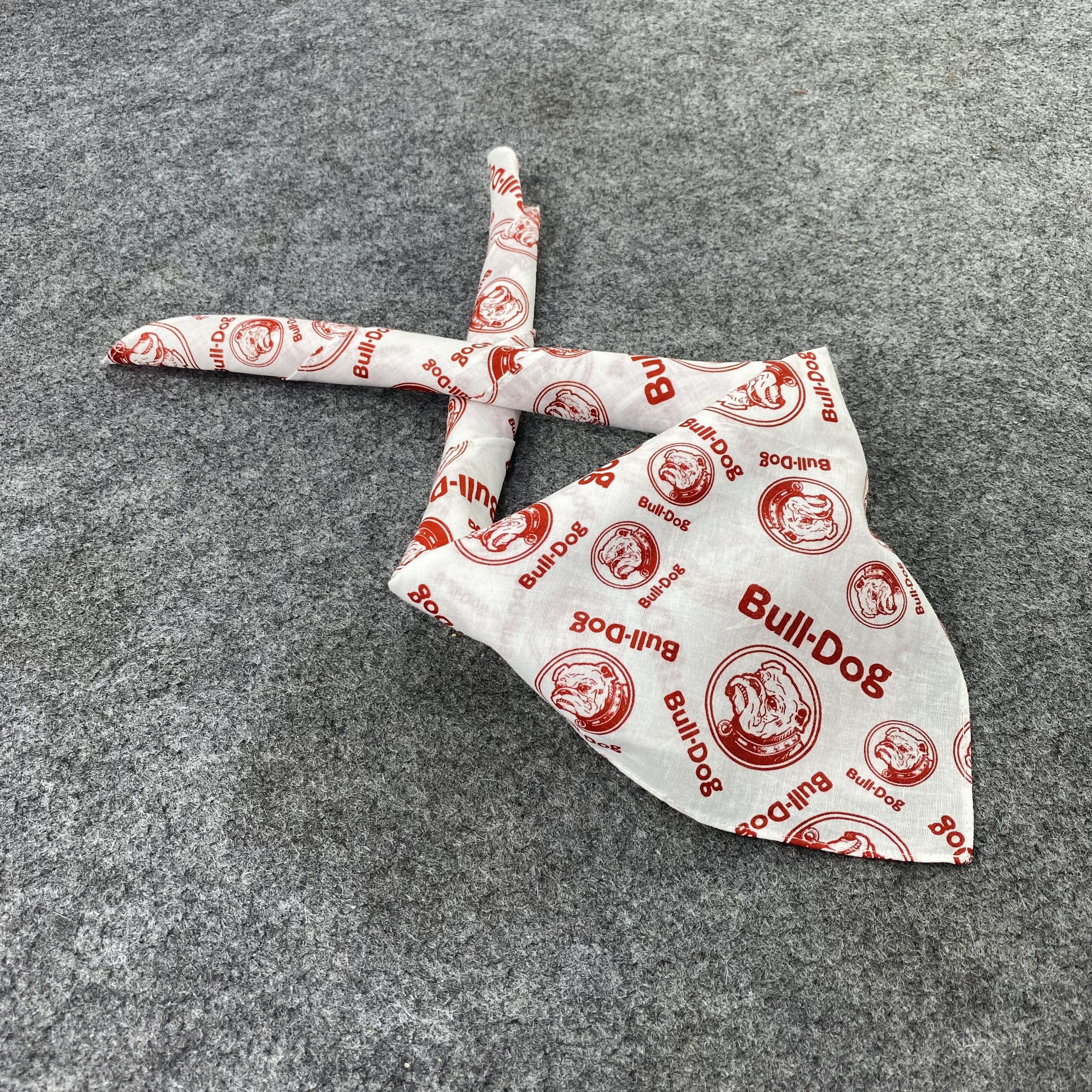 Designer Bull-Dog Handkerchief / Bandana / Neckerchief-B1451 Size ONE SIZE - 3 Thumbnail