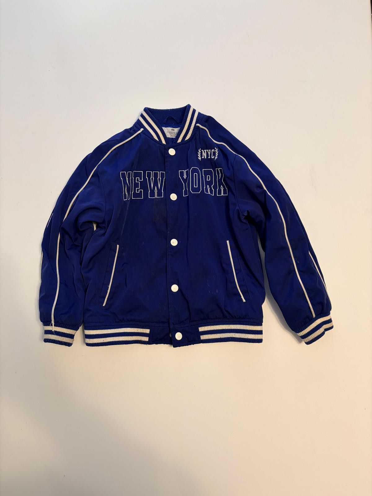 H&M H&M Kid's New York Varsity Baseball Jacket (Size 6/7) Size US XXS / EU 40 - 1 Thumbnail