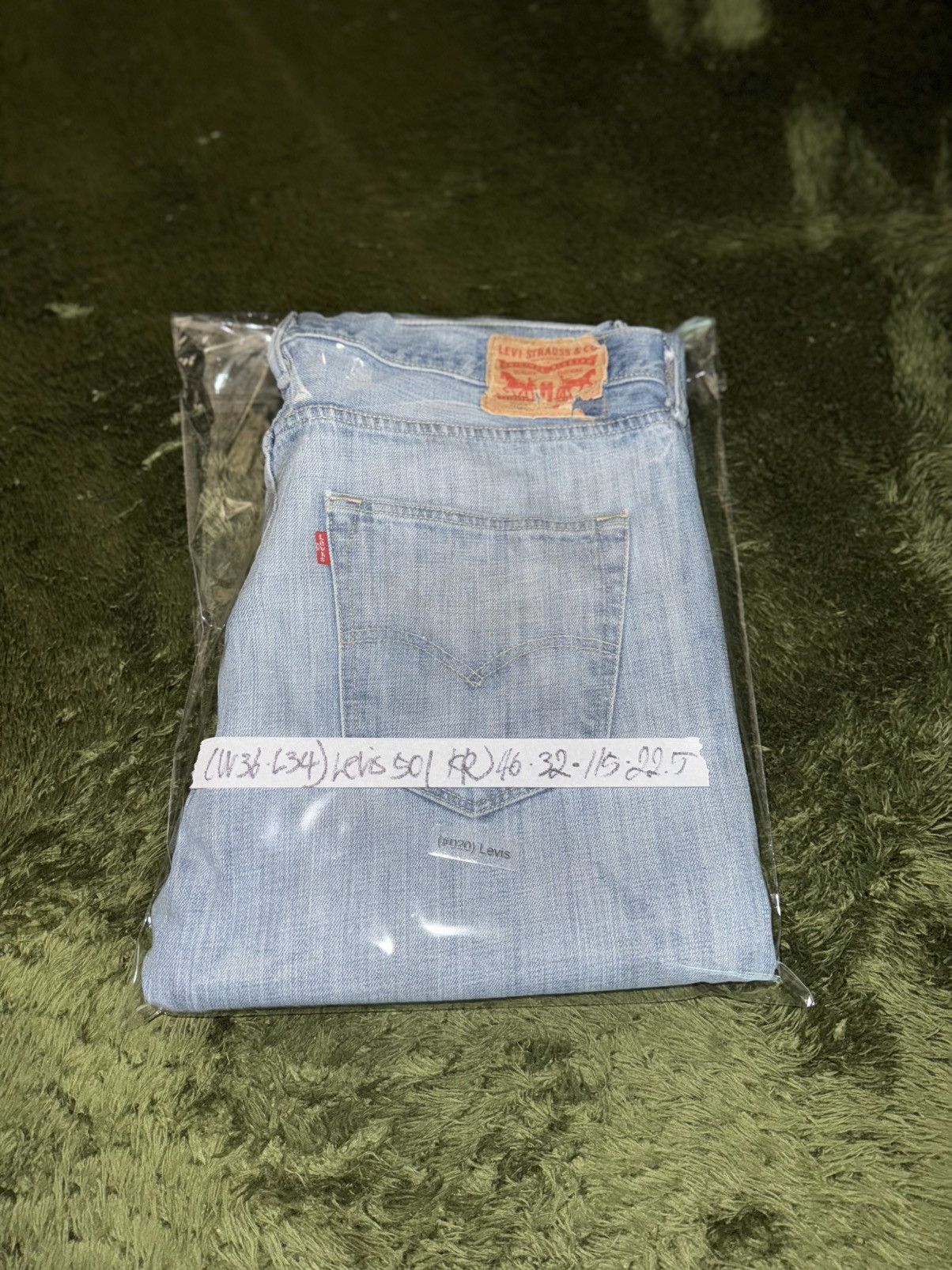 Levi's [W36/L34] Levi’s 501 Button Fly Vintage Washed Denim Pants Size US 36 / EU 52 - 12 Thumbnail