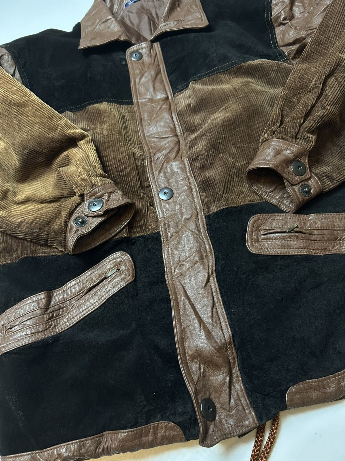 Japanese Brand × Vintage ROTARY GROUP LEATHER AND SUEDE VINTAGE STYLE JACKET Size US M / EU 48-50 / 2 - 2 Thumbnail