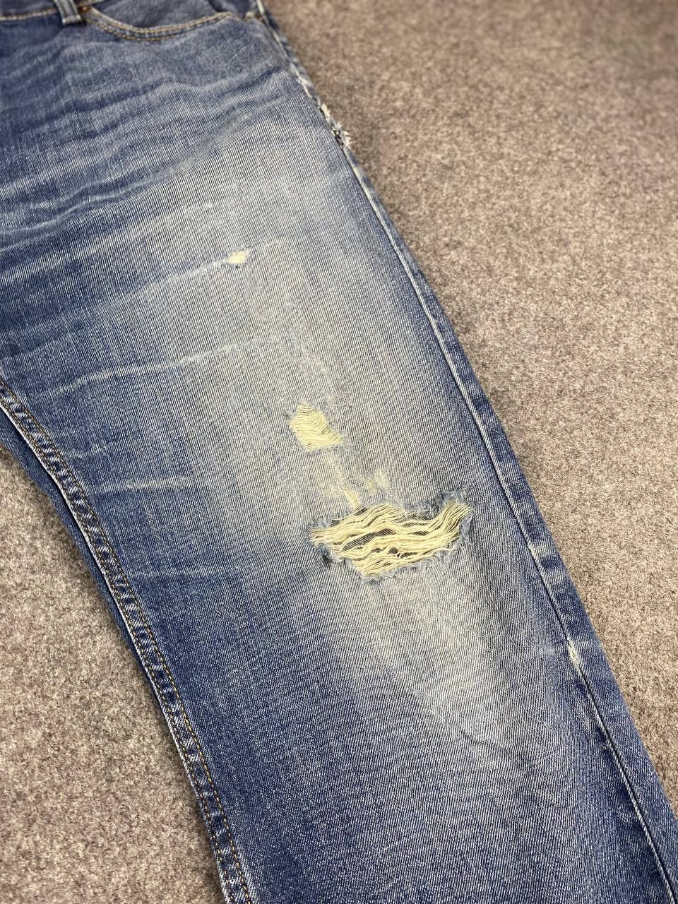 Levi's vintage levis 514 straight fit distressed denim Size US 39 - 11 Thumbnail