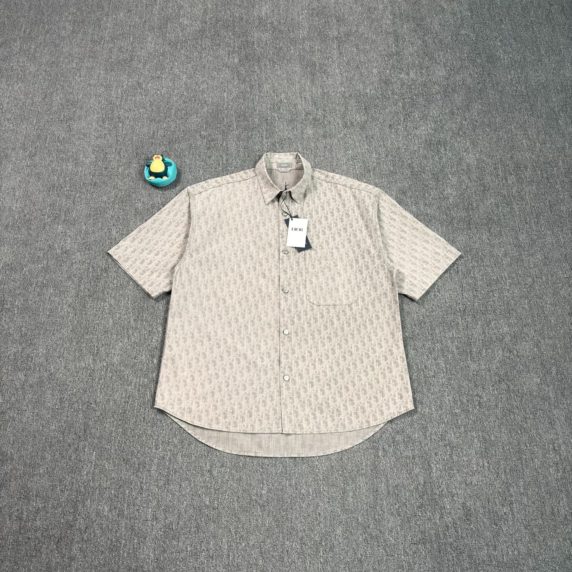 Dior Dior Oblique Pattern Short Sleeve Shirt 41 Size US L / EU 52-54 / 3 - 1 Thumbnail