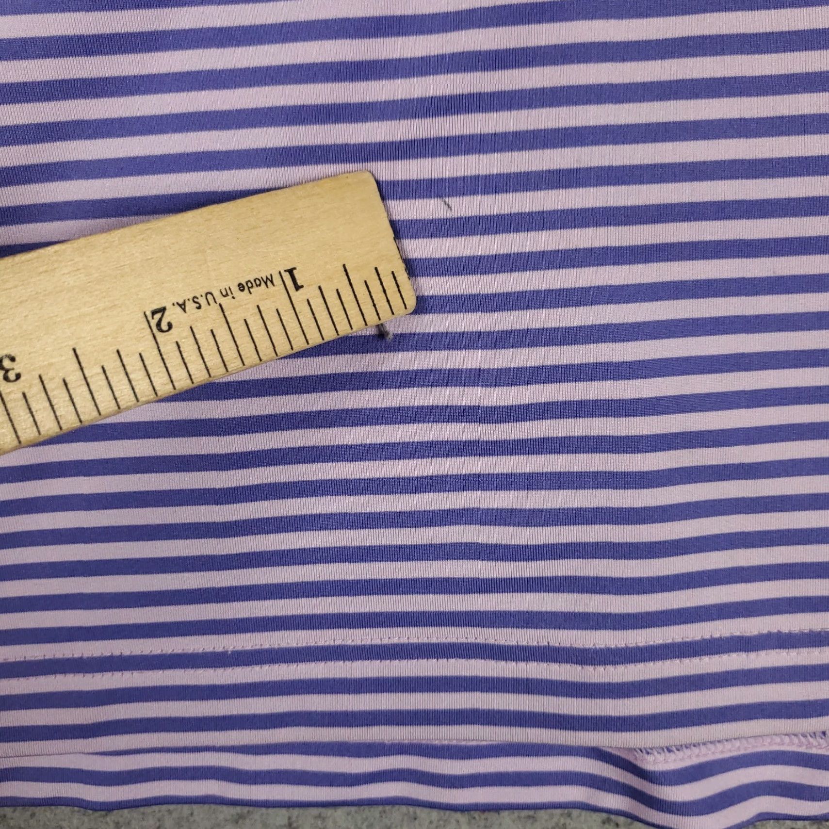 Peter Millar Peter Millar Polo Shirt Mens 2XL Purple Striped Golf Summer Comfort Short Sleeve Size US XXL / EU 58 / 5 - 4 Thumbnail