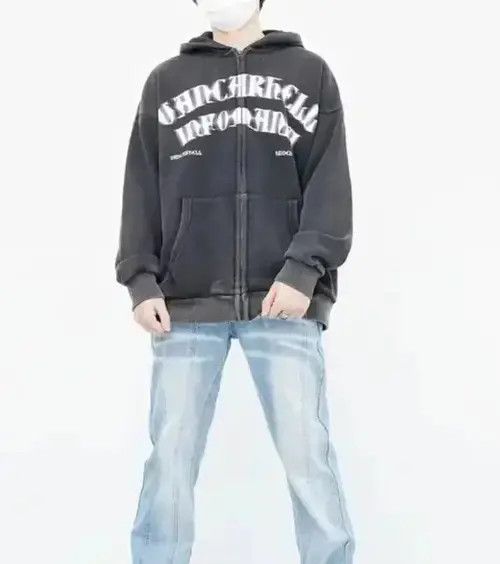 Other Grunge Emo Zip Up Graphic Hoodies Size US M / EU 48-50 / 2 - 3 Thumbnail