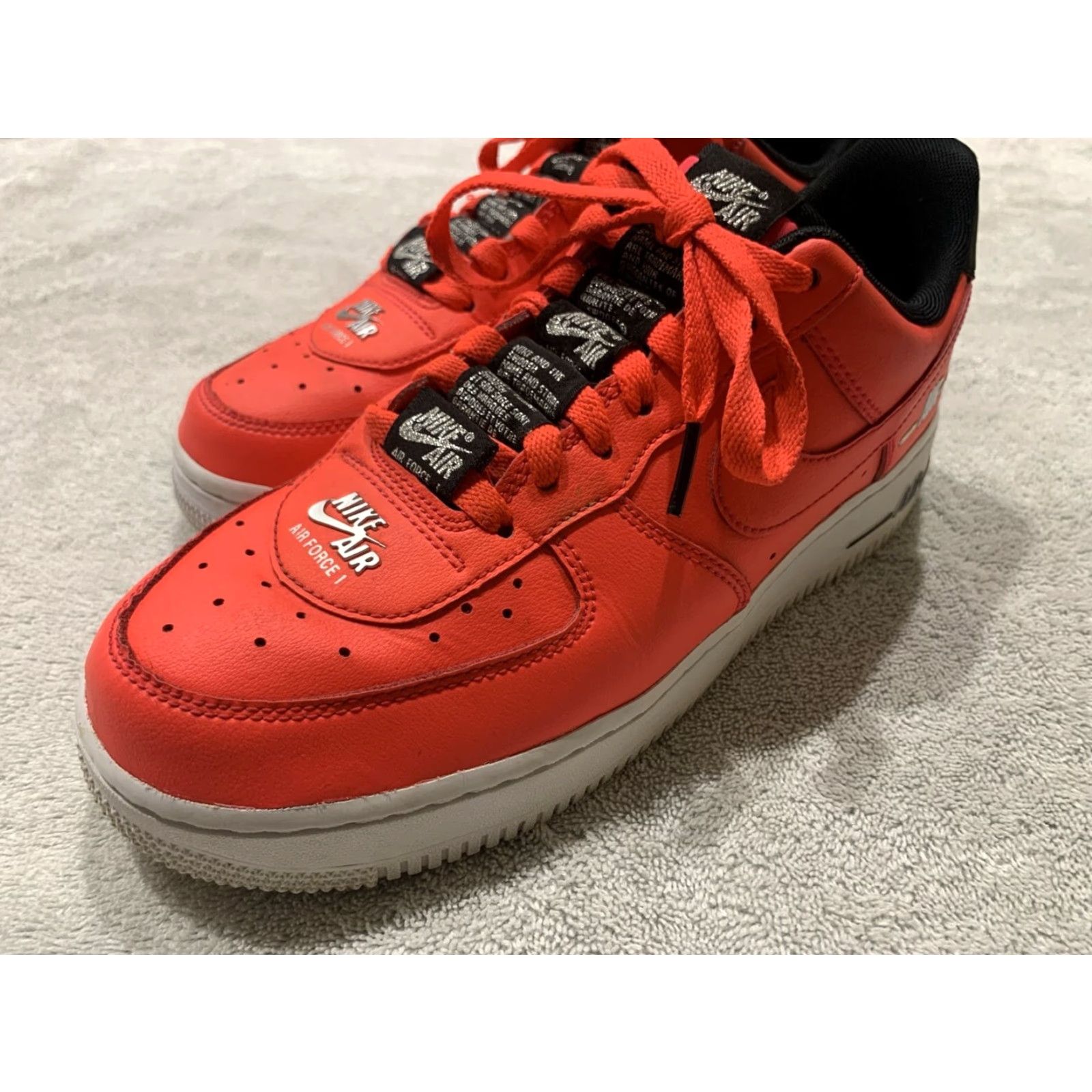 Nike Nike Air Force 1 '07 LV8 Red Men's Size 6.5 Basketball Sneaker Size US 7 / EU 40 - 6 Thumbnail