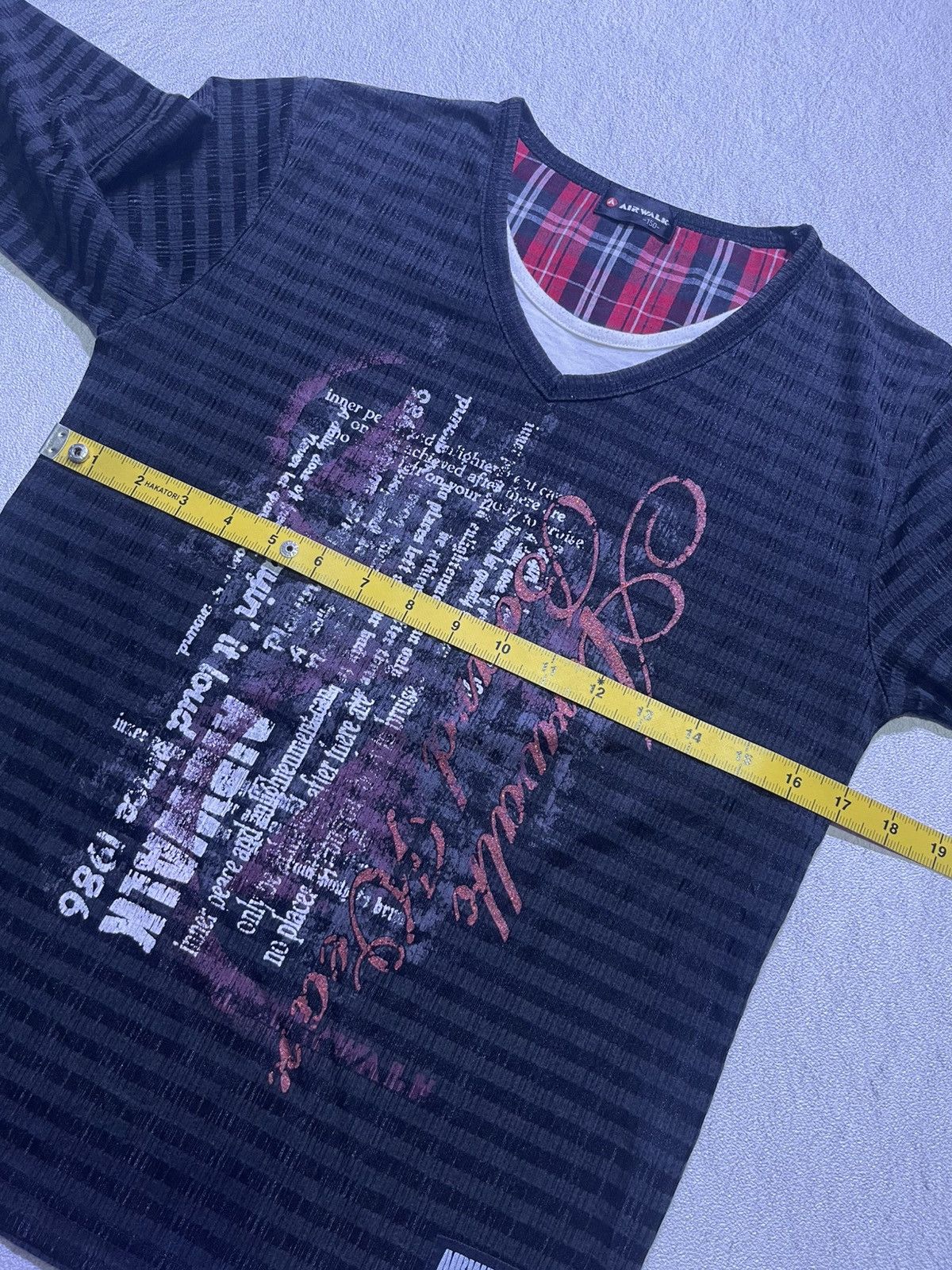 Japanese Brand Y2K AIR WALK long sleeve tshirt Size US M / EU 48-50 / 2 - 8 Thumbnail
