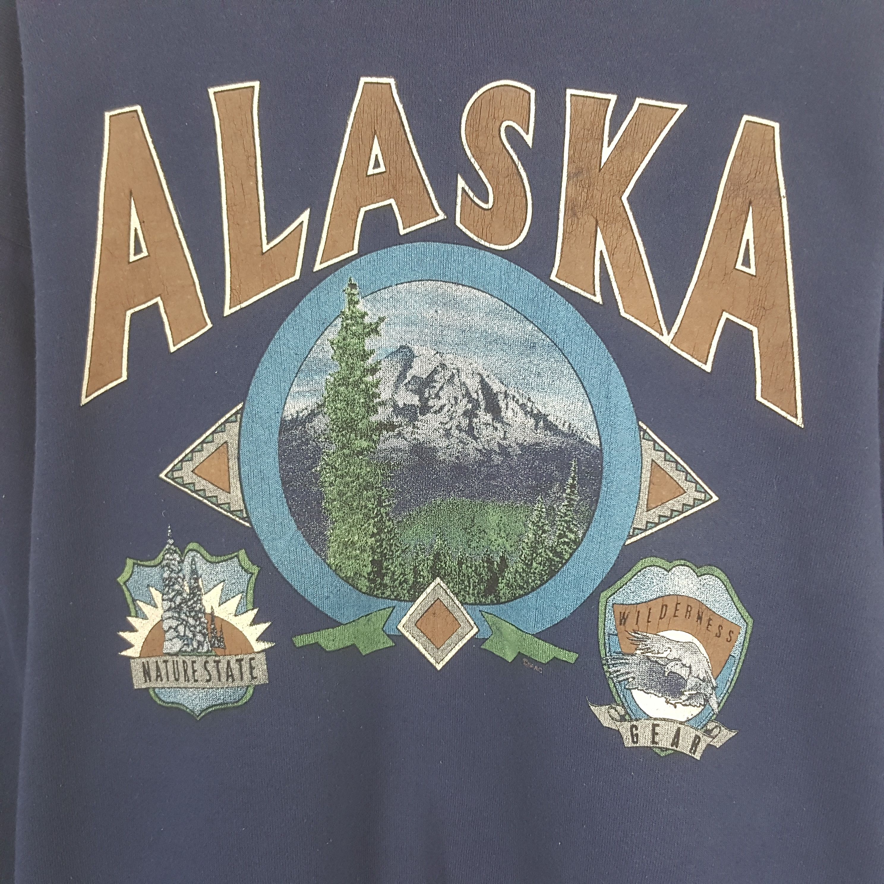 Vintage Vintage Alaska Sweatshirt Size US L / EU 52-54 / 3 - 2 Thumbnail