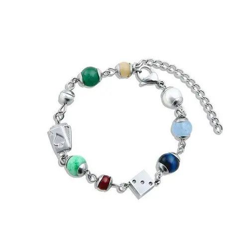 Jewelry Dice and ICE Charm Chain Bracelet Size ONE SIZE - 7 Thumbnail