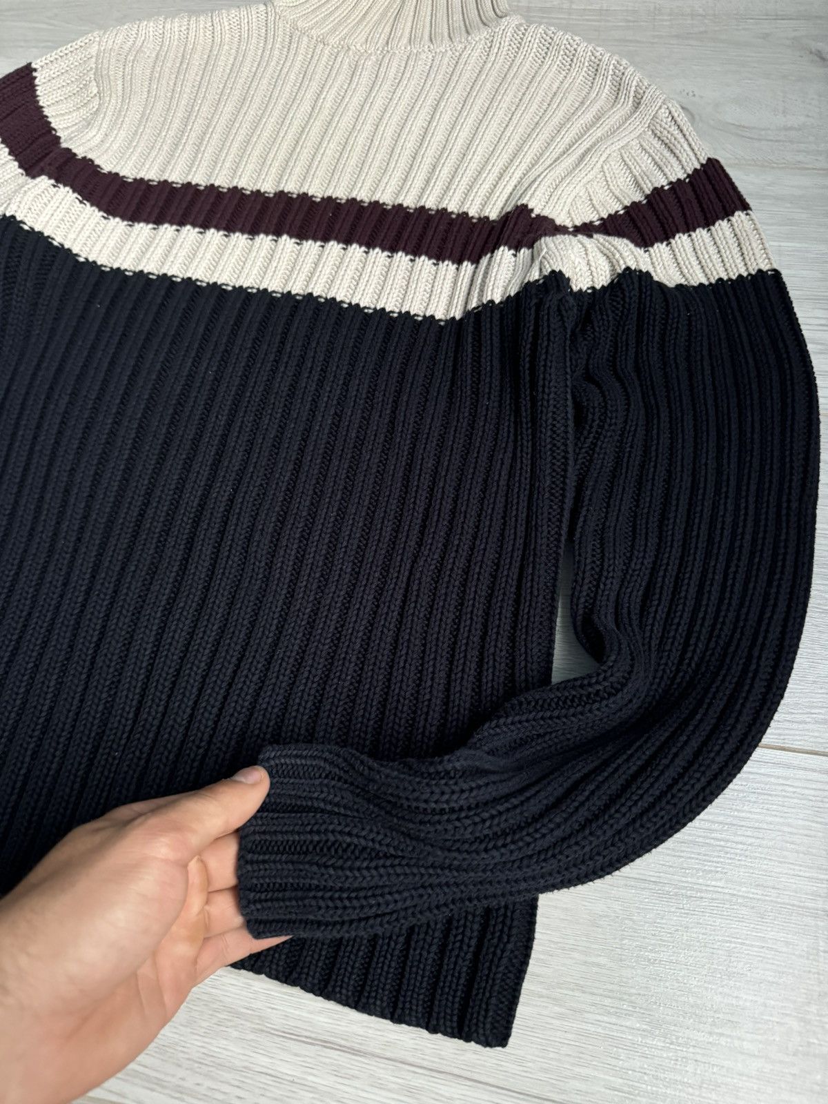 Gap × Vintage Vintage knit striped sweater Gap Size US M / EU 48-50 / 2 - 2 Thumbnail