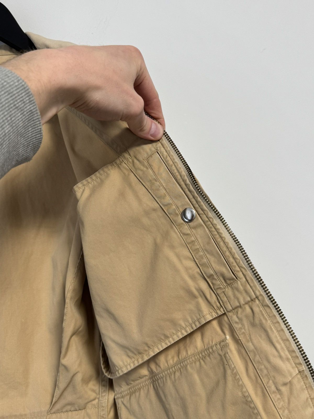 Polo Ralph Lauren Polo Ralph Lauren Beige Zip Jacket Lightweight Casual Size S / US 4 / IT 40 - 16 Thumbnail