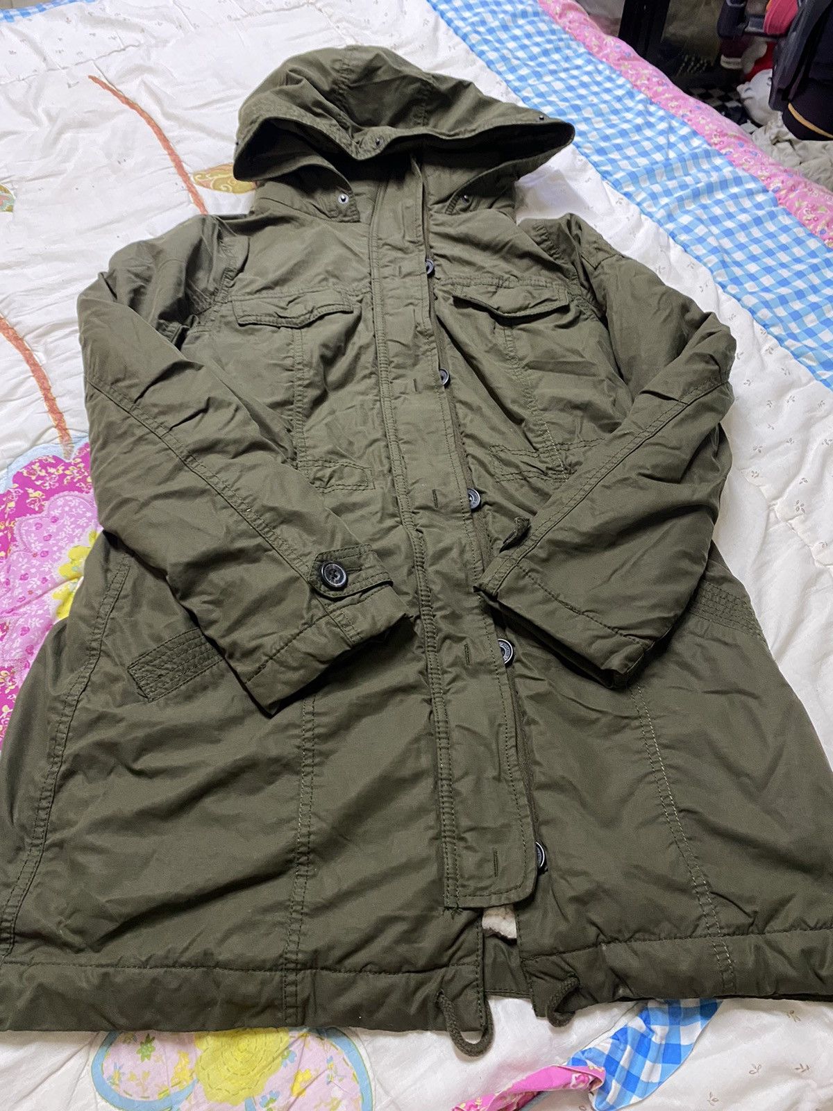 Abercrombie & Fitch × Vintage Abecrombie and fitch army parka Size M / US 6-8 / IT 42-44 - 1 Thumbnail