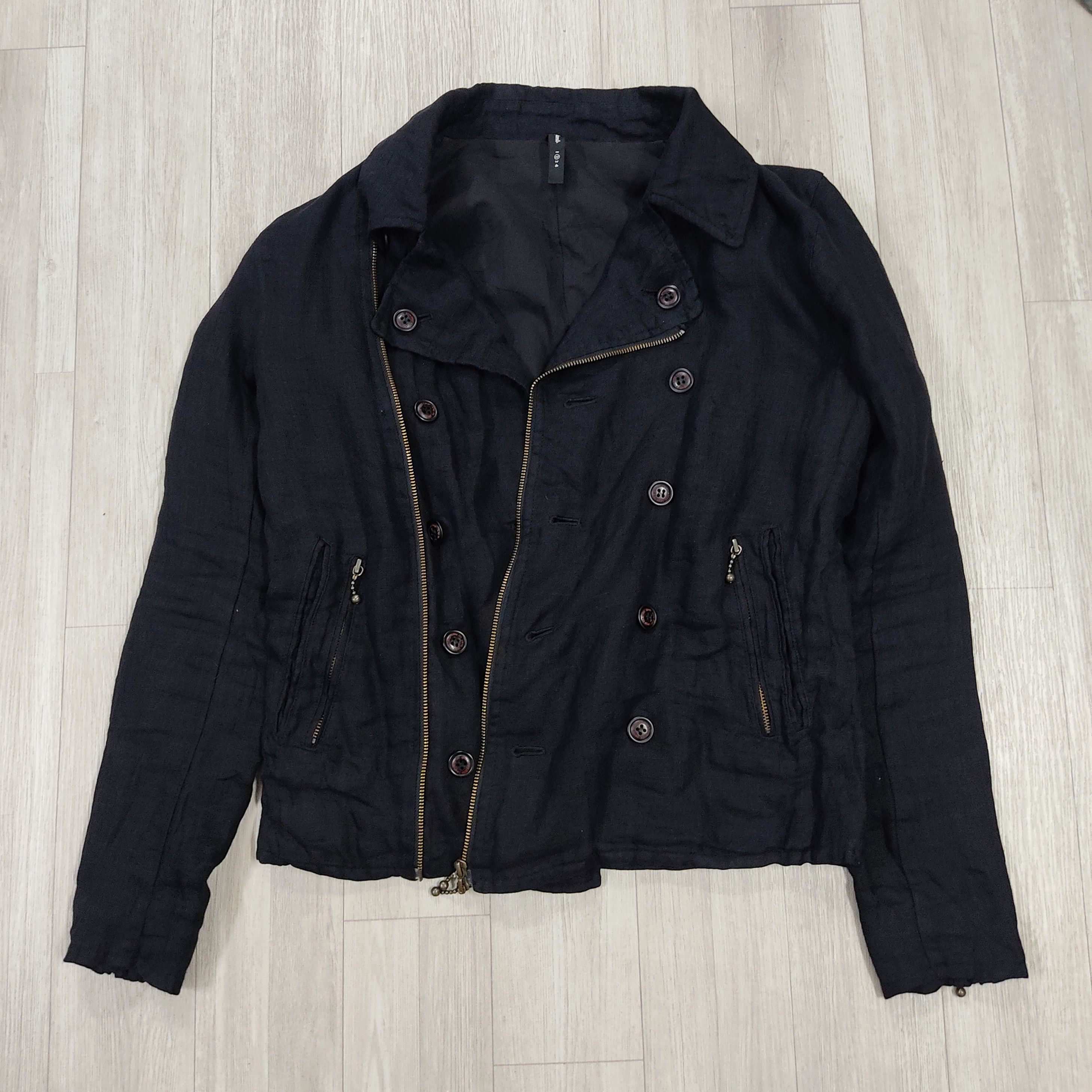 If Six Was Nine Glamb I6W9 Inspired Hemp Cotton Double Breasted Jacket Size US S / EU 44-46 / 1 - 5 Thumbnail
