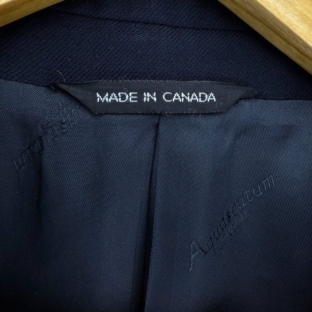 Aquascutum AQUASCUTUM Navy Blue Jacket Brass Button Luxury FLAW UK 37 s Size 38S - 7 Thumbnail