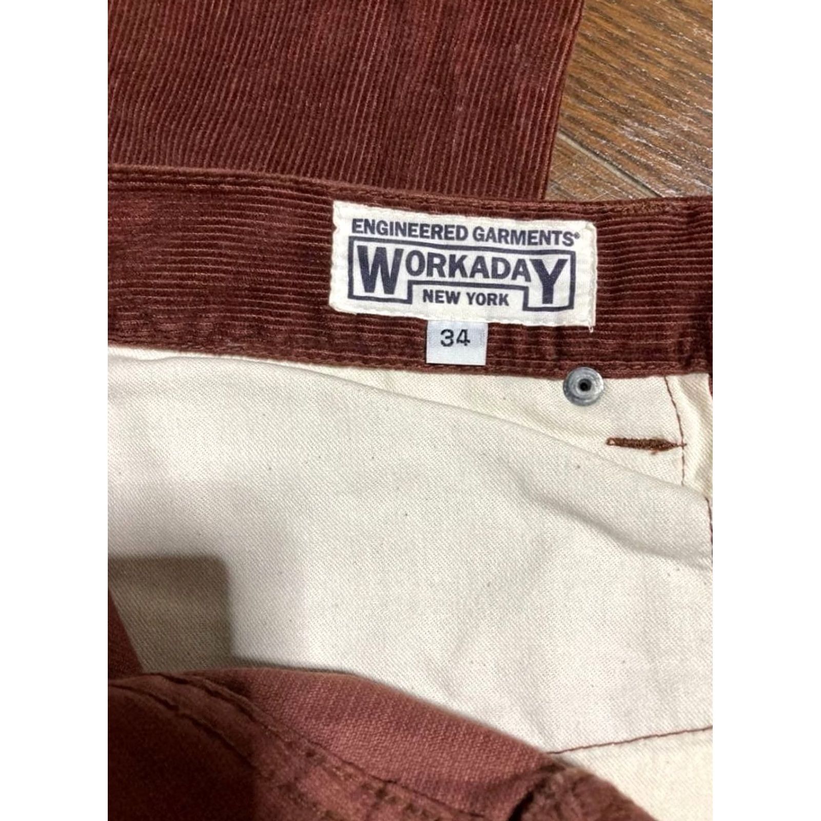 Engineered Garments Engineered Garments WORKADAY Pants Size 34 Brown Corduroy Pre-owned Men's Size US 34 / EU 50 - 6 Thumbnail