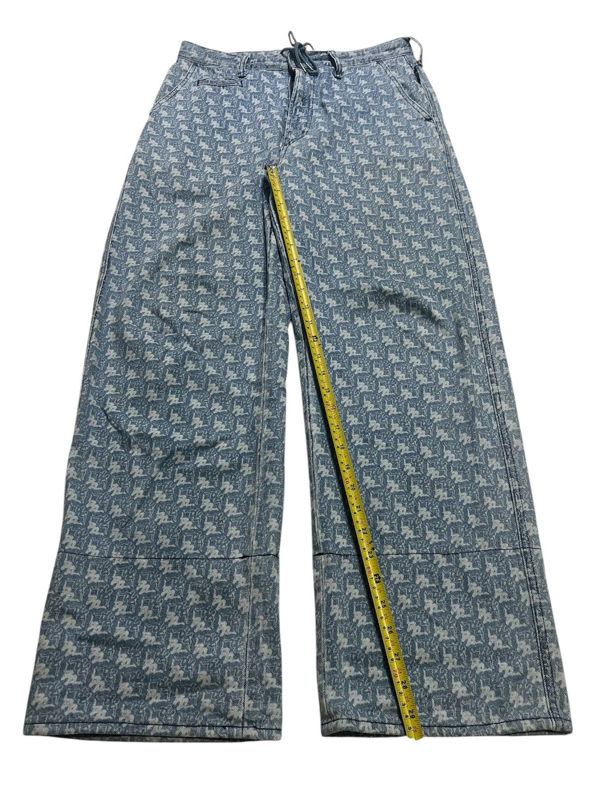 Japanese Brand × Vintage Vintage Fullprint Denim Size US 32 / EU 48 - 14 Thumbnail