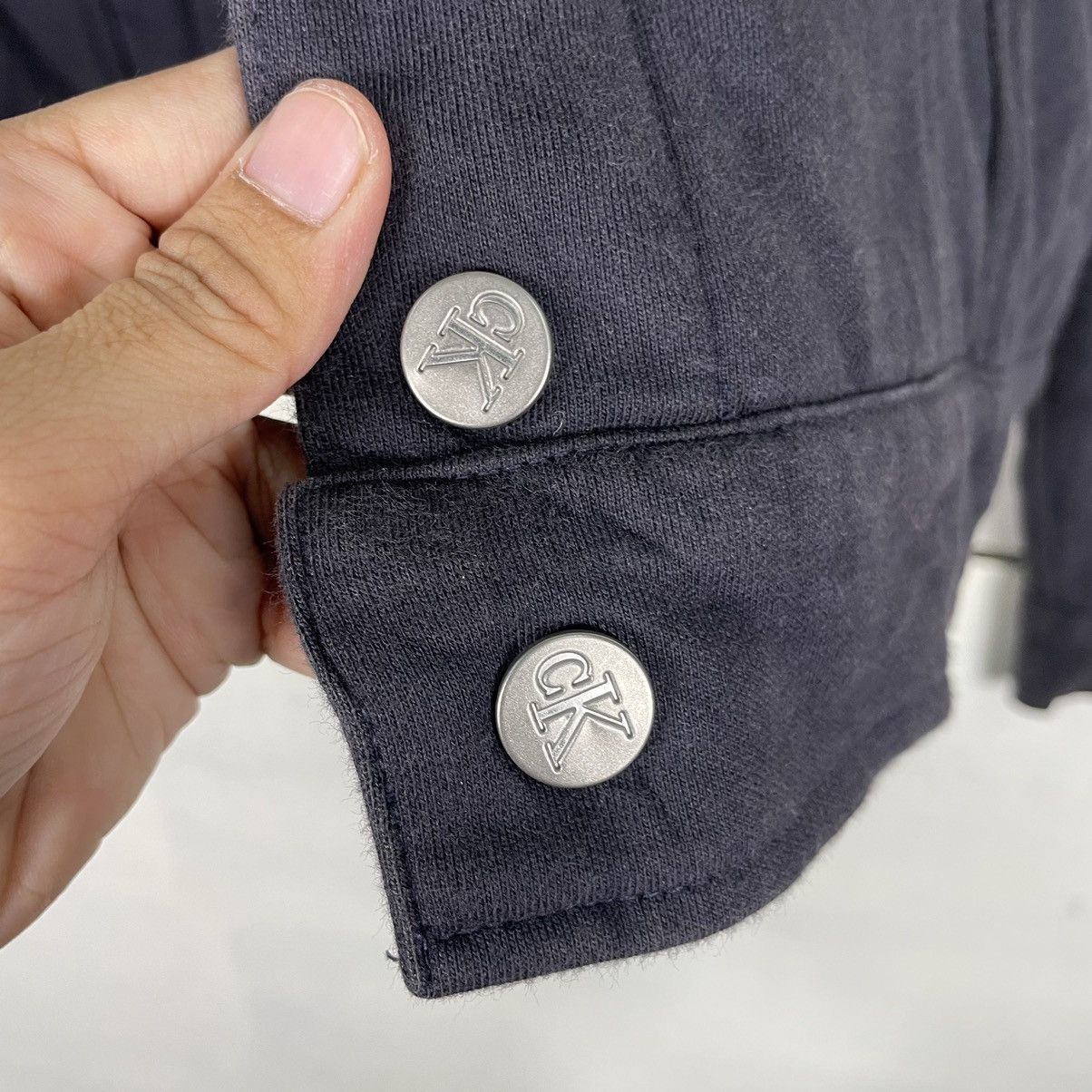 Calvin Klein × Calvin Klein 205W39NYC 💥CALVIN KLEIN DENIM TRUCKER LOOSE SLEEVE JACKET Size US M / EU 48-50 / 2 - 14 Thumbnail