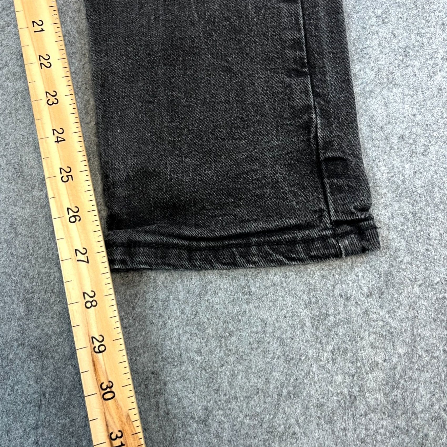 Levi's Levi's 502 Jeans Slim Tapered 32 30 Dark Wash Black Stretch Denim Men Size US 32 / EU 48 - 4 Thumbnail