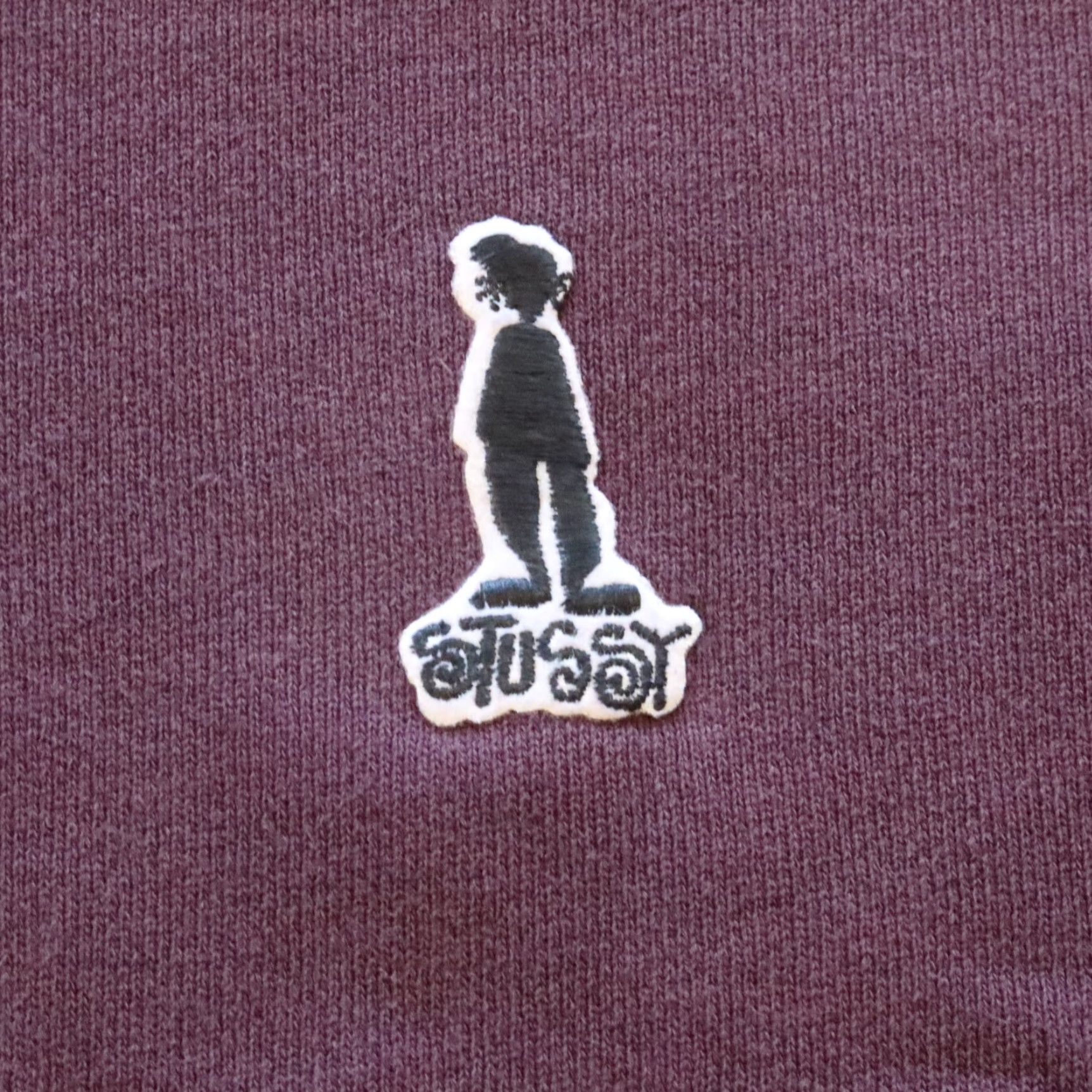 Vintage VINTAGE Stussy Sweatshirt Crewneck XL Purple Mens 90s Cotton Pullover Sweatshirt Size US XL / EU 56 / 4 - 6 Thumbnail