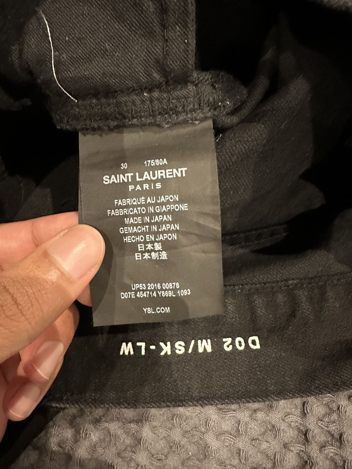 Saint Laurent Paris YSL Jeans Size US 30 / EU 46 - 5 Thumbnail