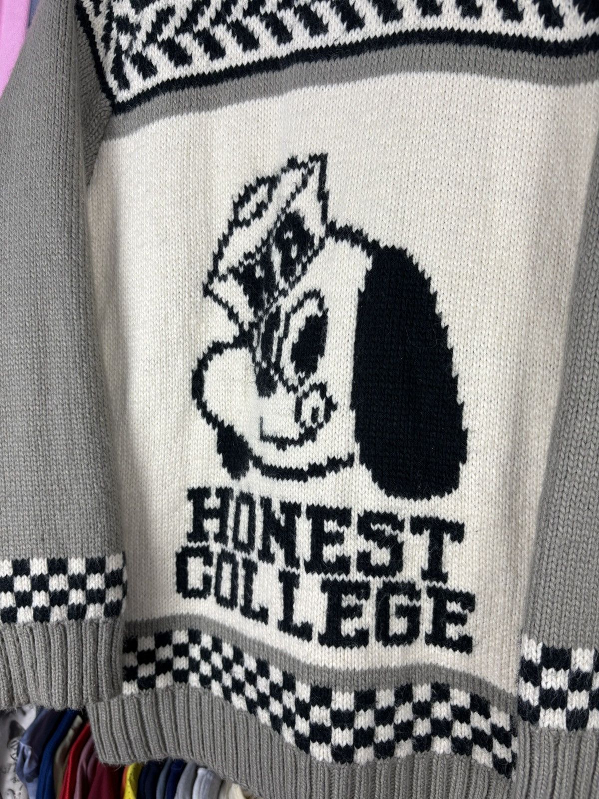 Japanese Brand × Studio Seven Honest College by Studio Seven zipper knit sweater wool Size US L / EU 52-54 / 3 - 9 Thumbnail
