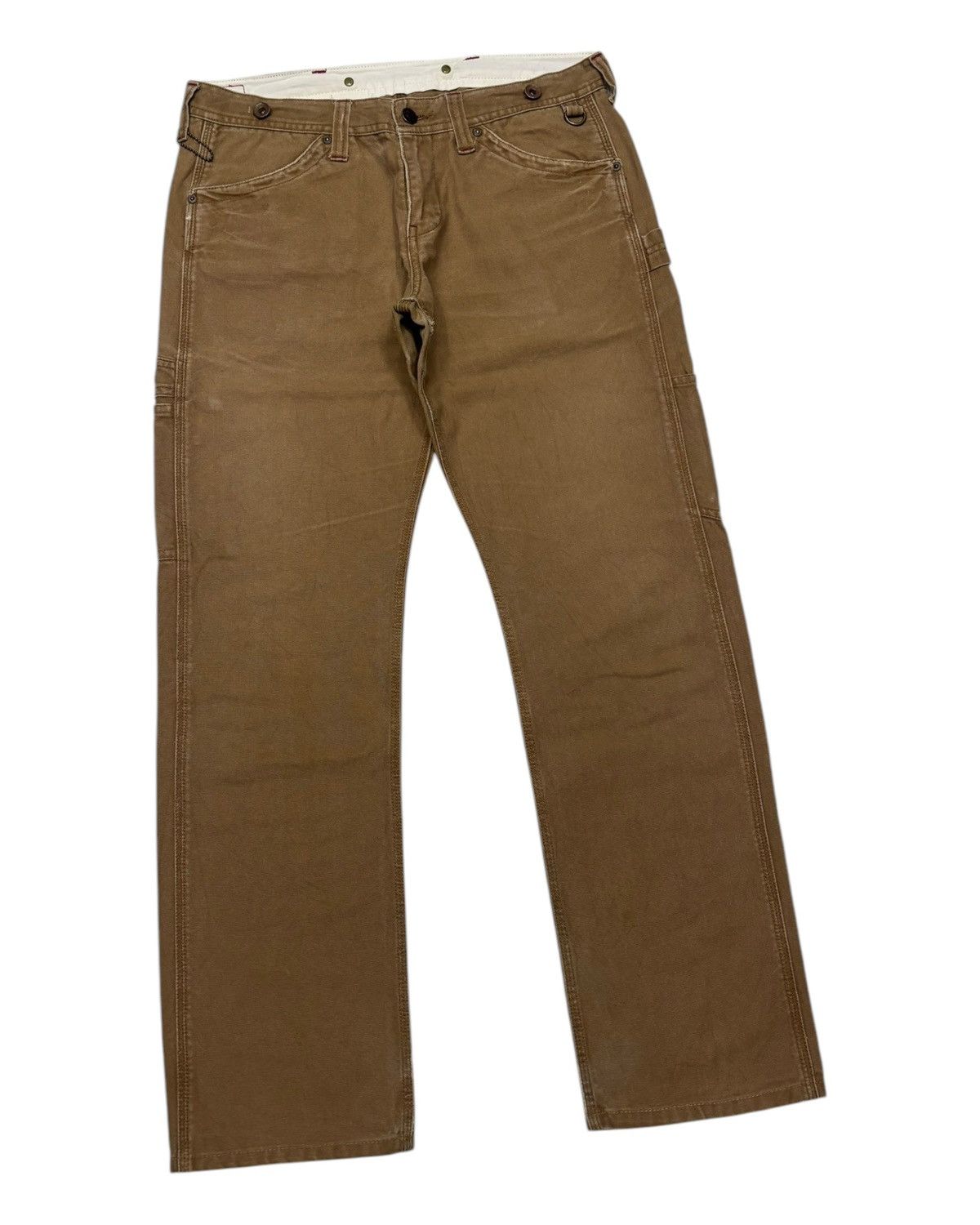 Dickies 🔥VINTAGE DICKIES BROWN WORKWEAR PANTS Size US 32 / EU 48 - 6 Thumbnail